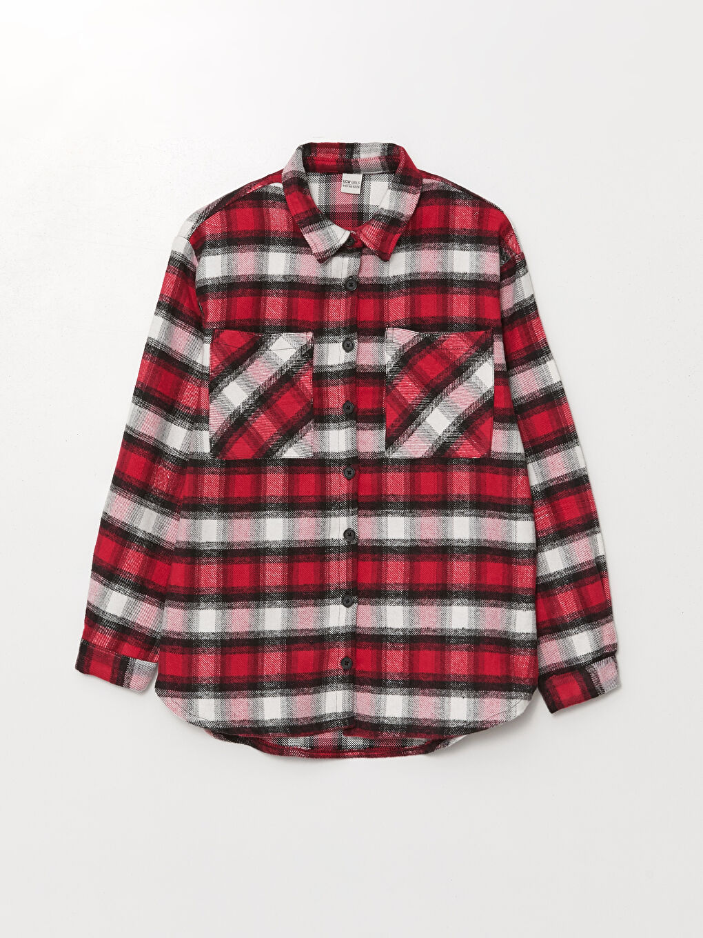 Plaid Long Sleeve Girls' Shirt Jacket