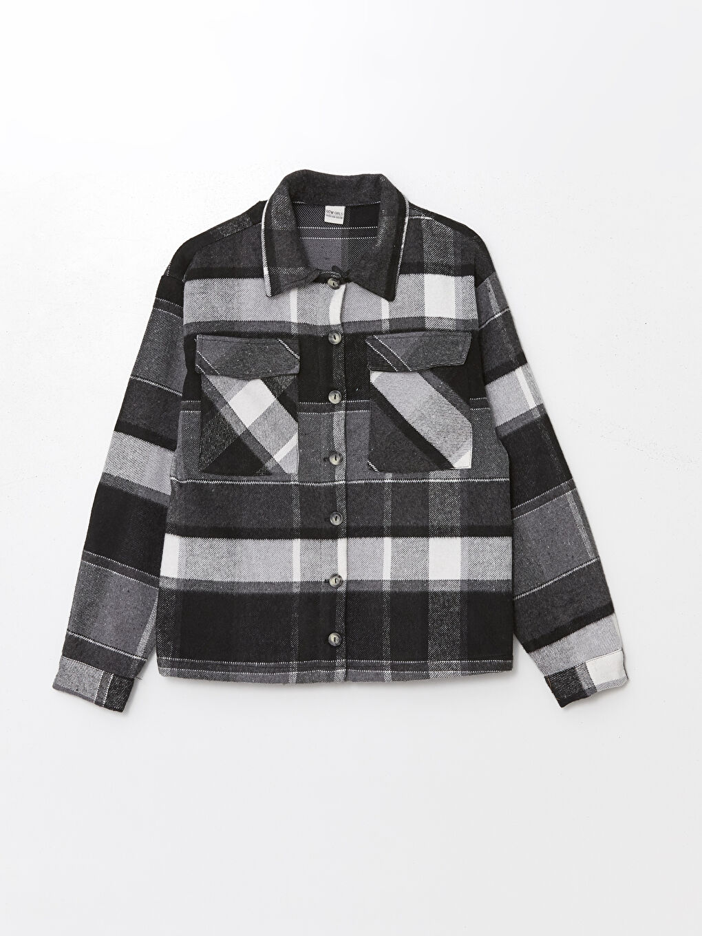 قميص كاروهات كم طويل للبنات