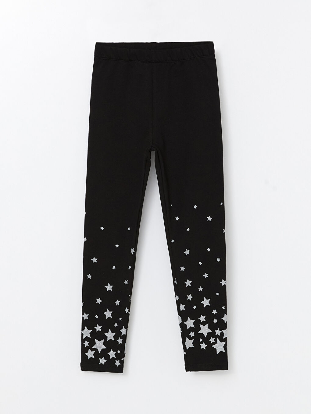 ليجن طويل للبنات مطبوع بخصر مطاطي