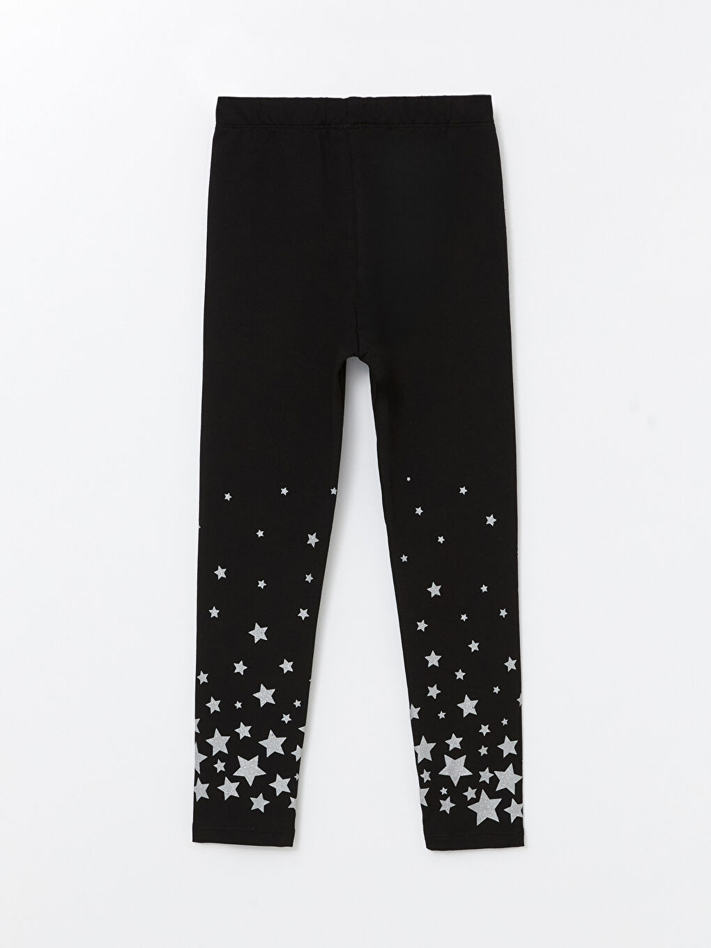 ليجن طويل للبنات مطبوع بخصر مطاطي-1