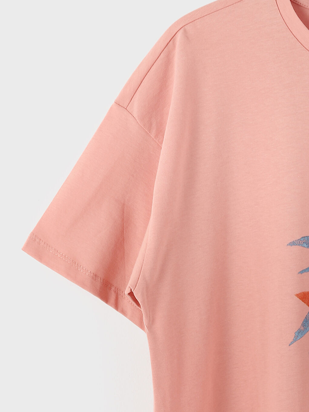 Crew Neck Printed Short Sleeve Women's T-Shirt-6