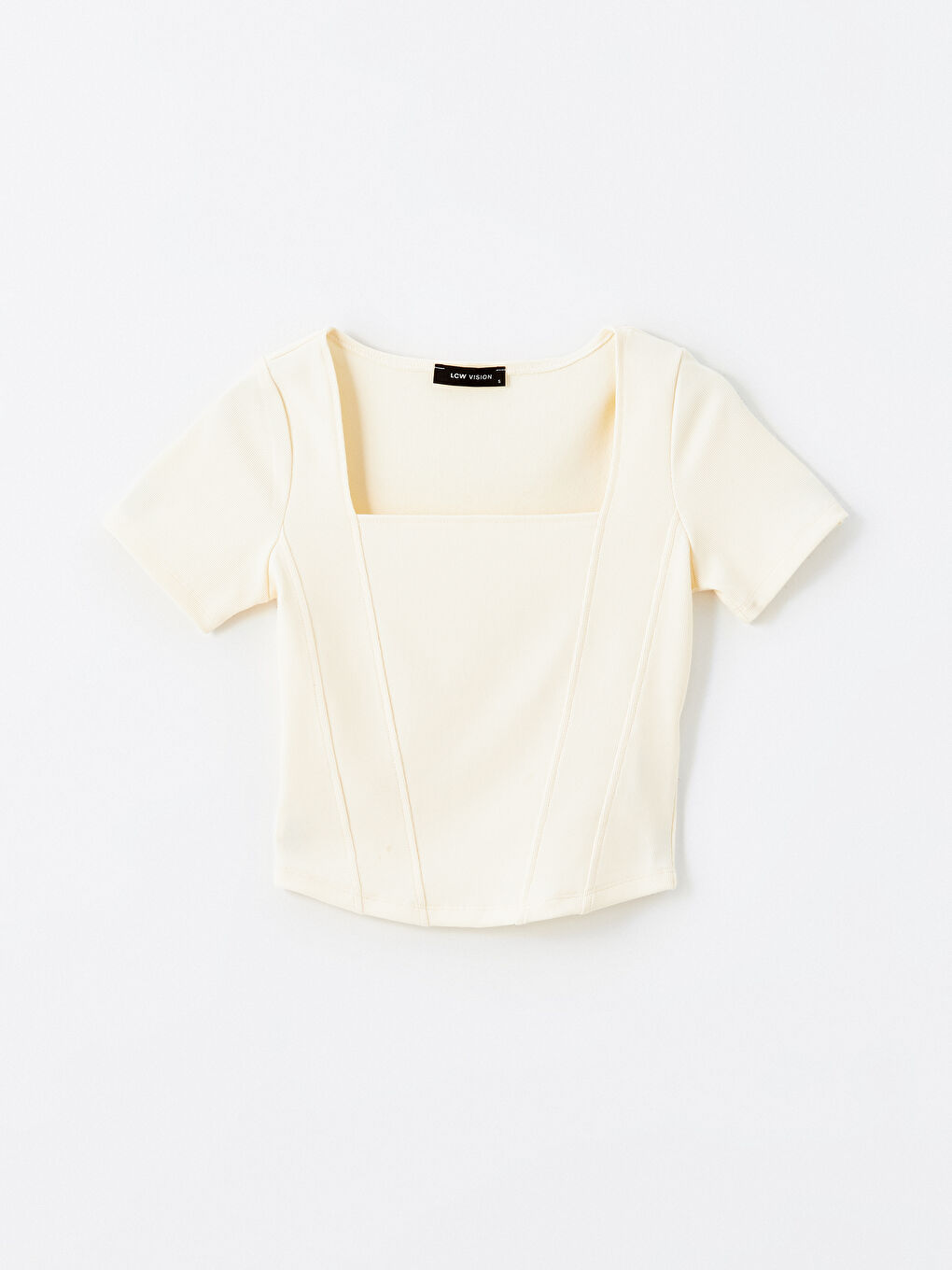 Square Collar Women's Blouse-4