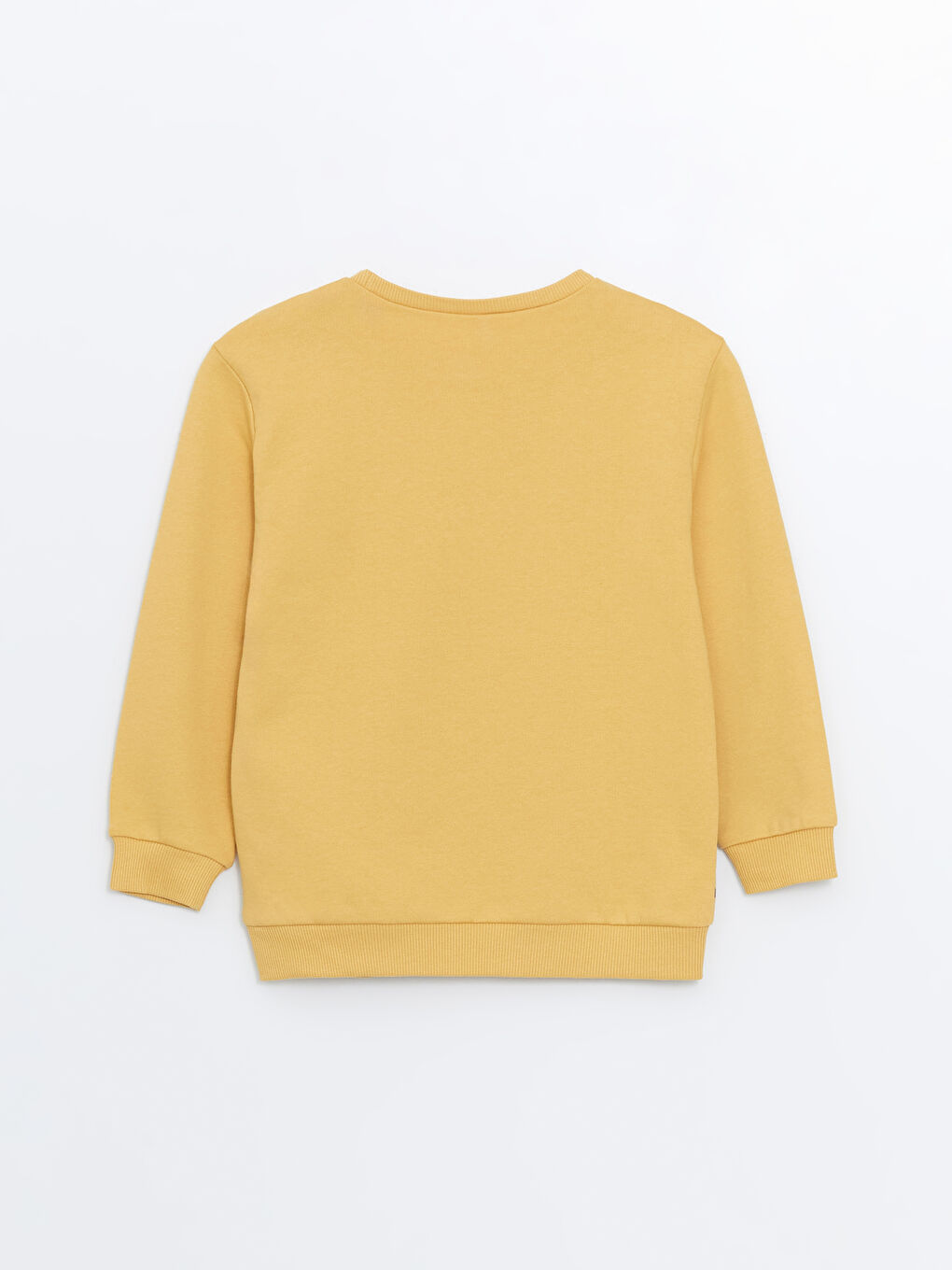 سويتشيرت مطبوع ديال درّي صغير بكم طويل بكول مدور جوج ديال الباكات-2