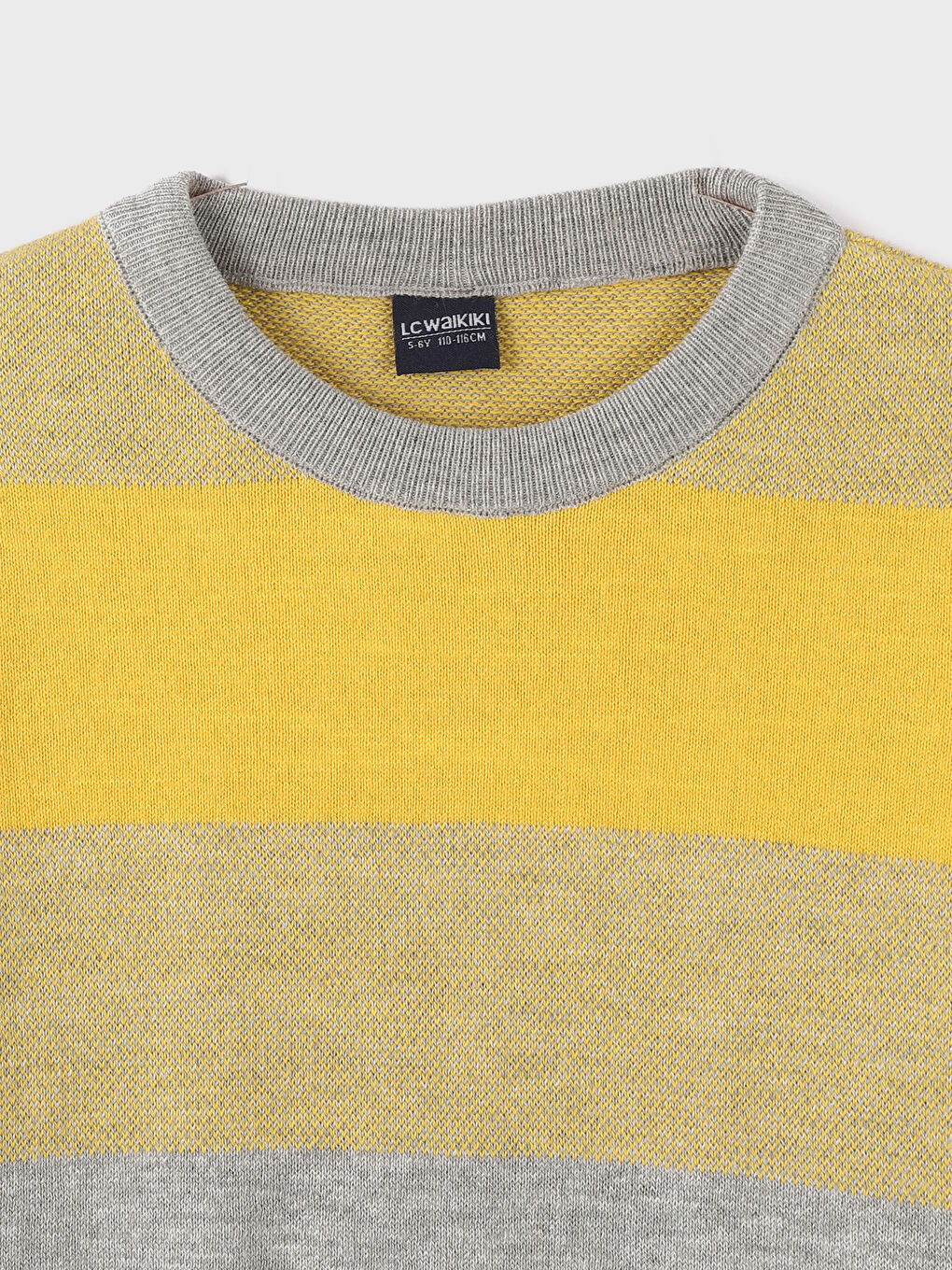 LCW Kids Crew Neck Color Block Boys Knitwear Sweater -W4DO11Z4-LKF