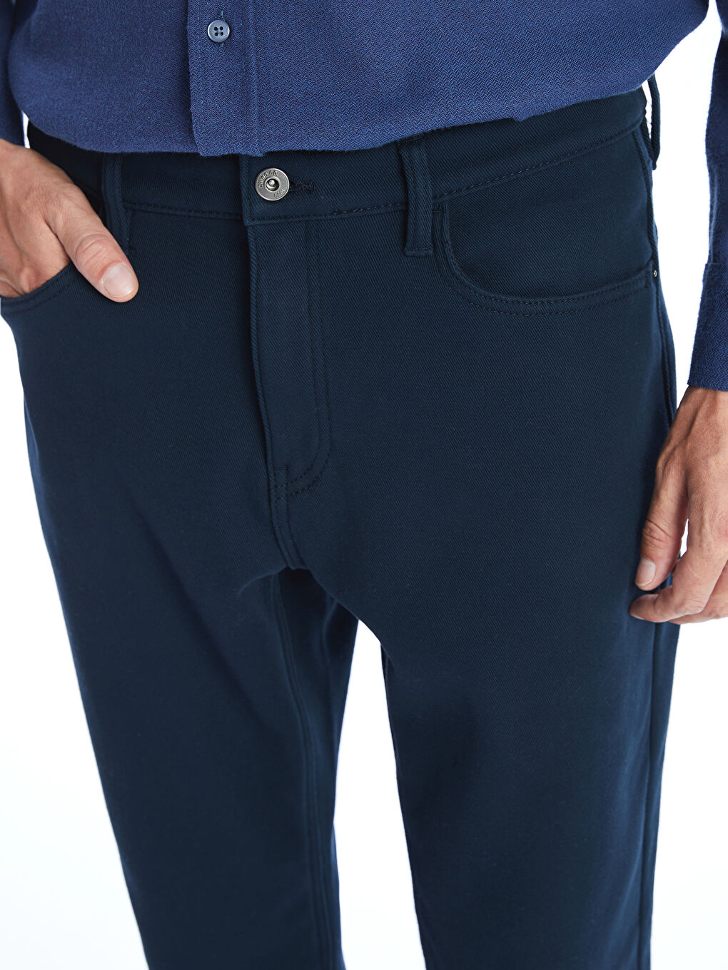 LCWAIKIKI Classic Παντελόνι Chino Κανονικής Εφαρμογής για Άνδρες -W4DO45Z8-KN7