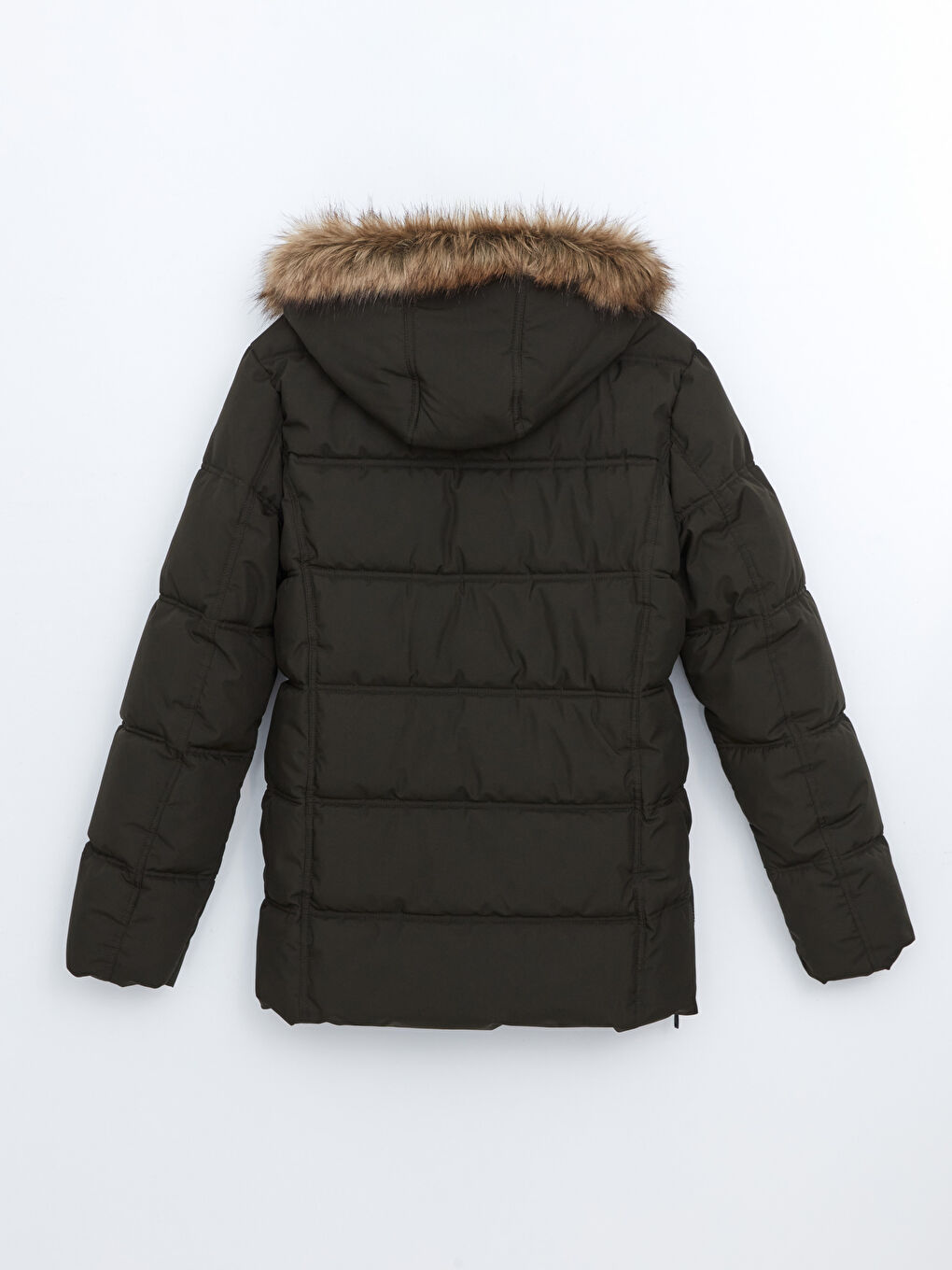 Standard Fit Hooded Men's Puffer Coat-6