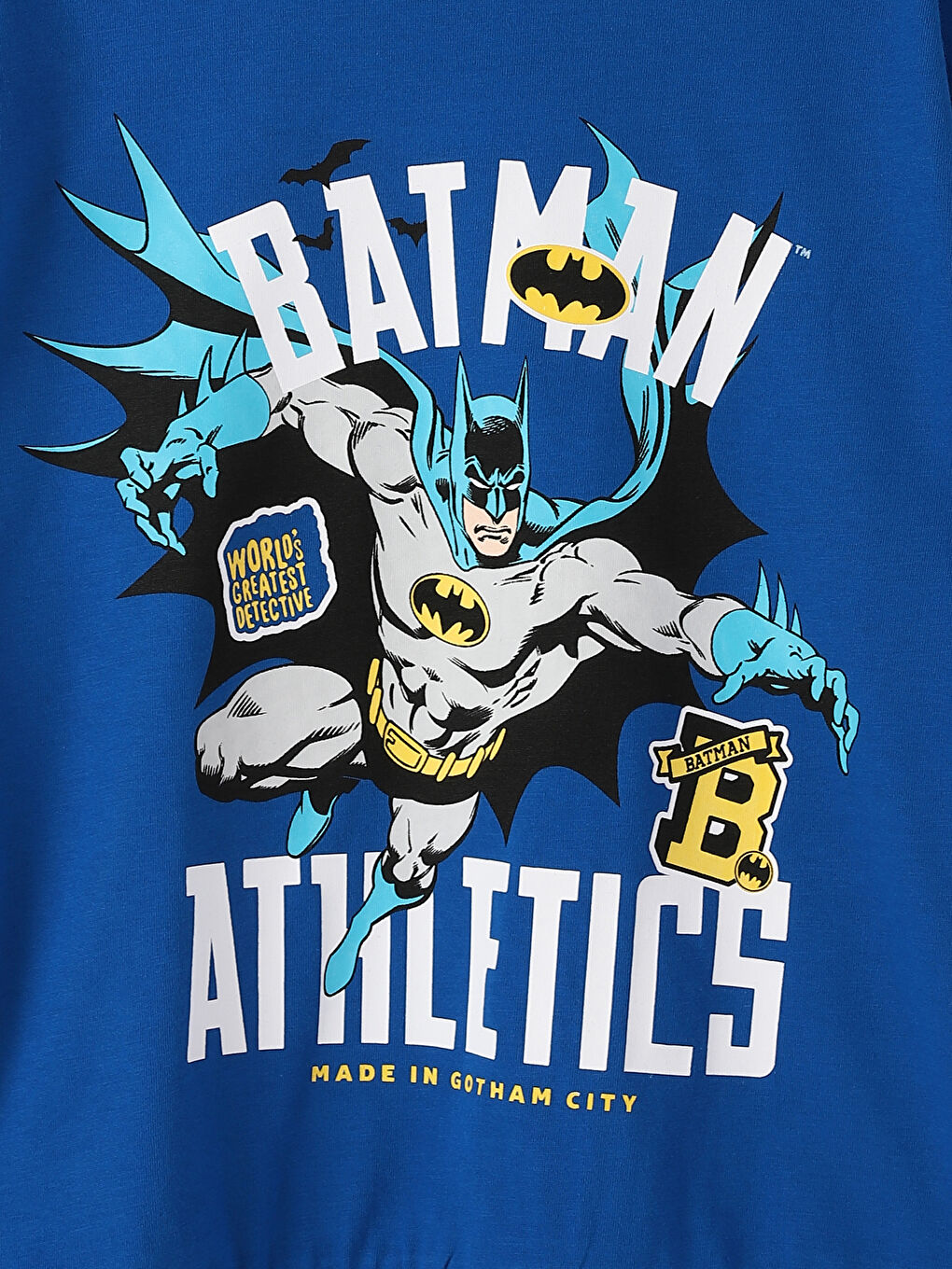 LC Waikiki Crew Neck Batman Printed Long Sleeve Boys' T-Shirt -W4DO71Z4-JUF