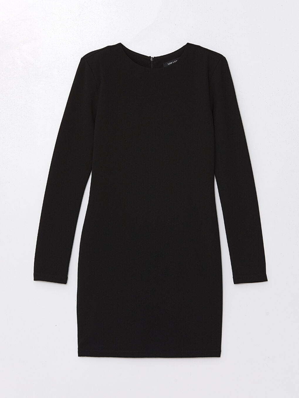 LCW Vision Crew Neck Women's Bodycon Dress -W4DO76Z8-CVL