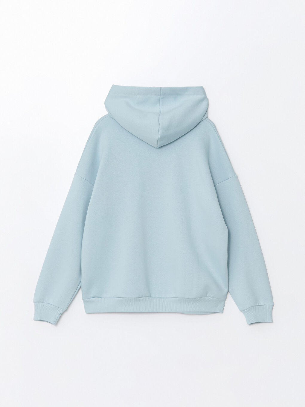 XSIDE Yeşil Nakışlı Oversize Kadın Kalın Hoodie - 6