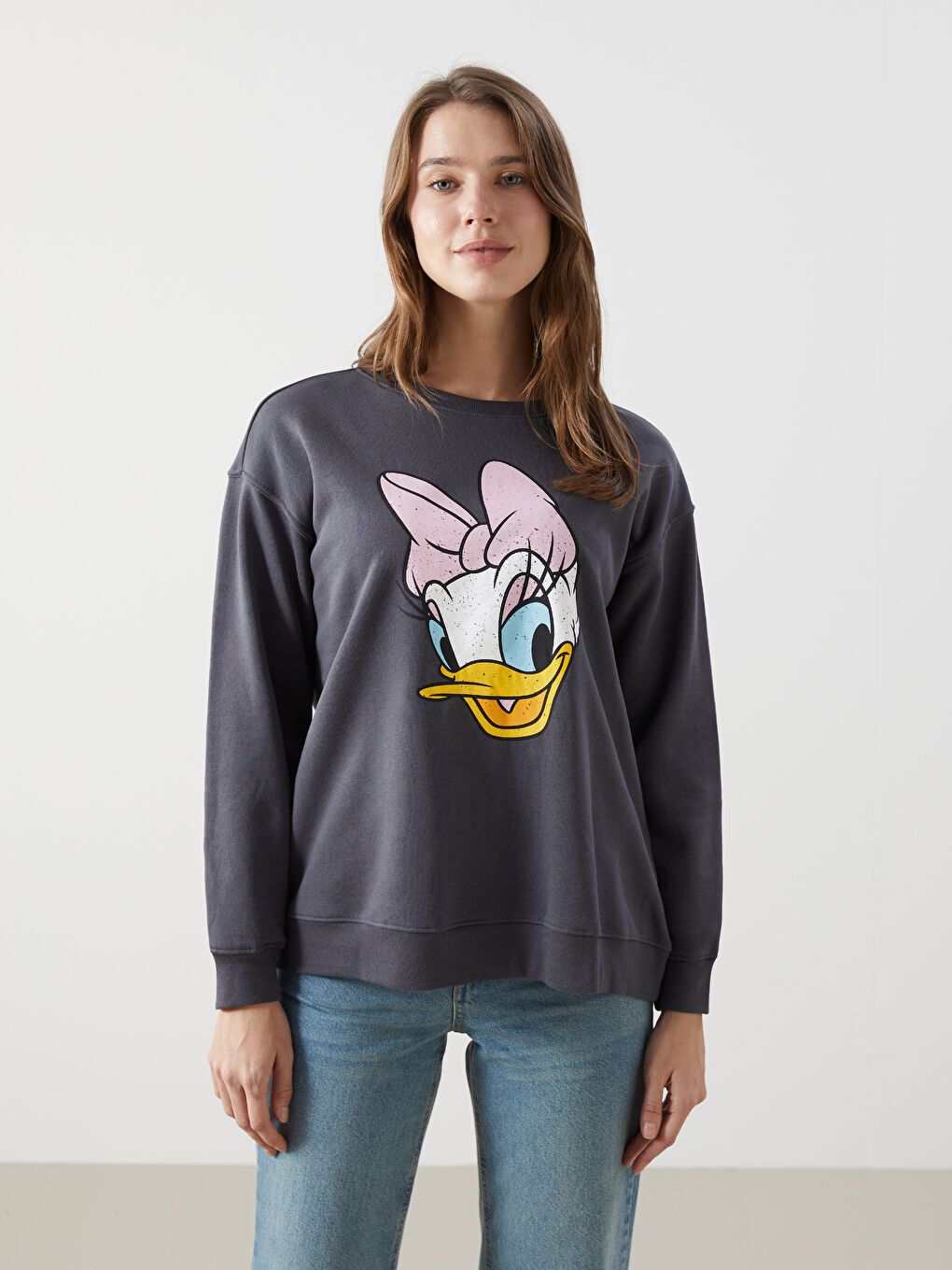 LCW Comfort Woman ANTHRACITE Sweatshirt -W4DO91Z8-JPT