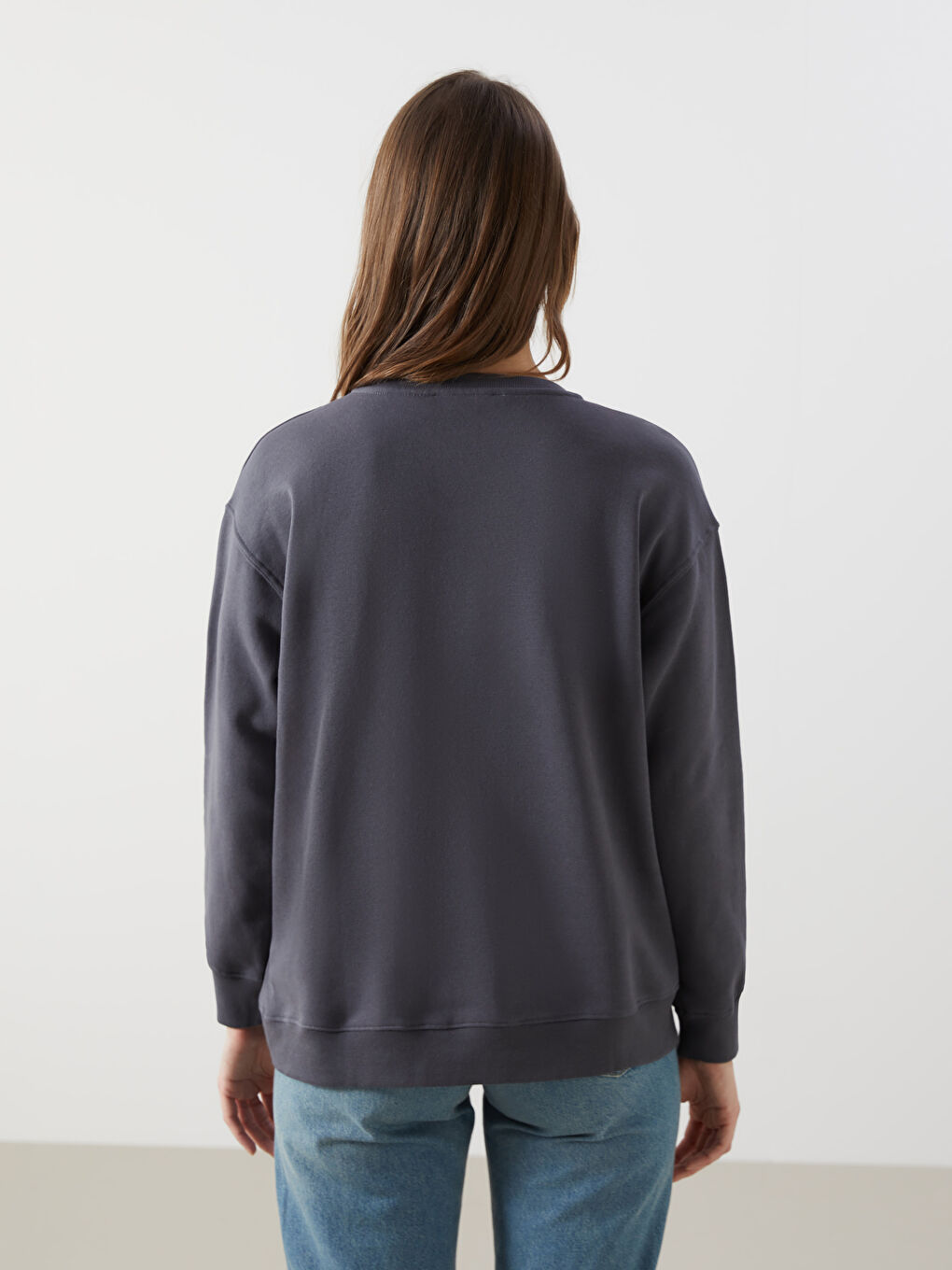 LCW Comfort Woman ANTHRACITE Sweatshirt -W4DO91Z8-JPT