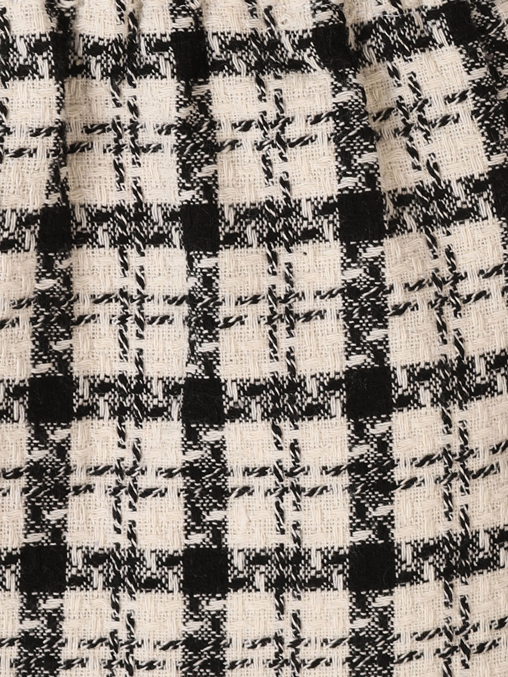 Elastic Waist Plaid Patterned Girl Skirt-3