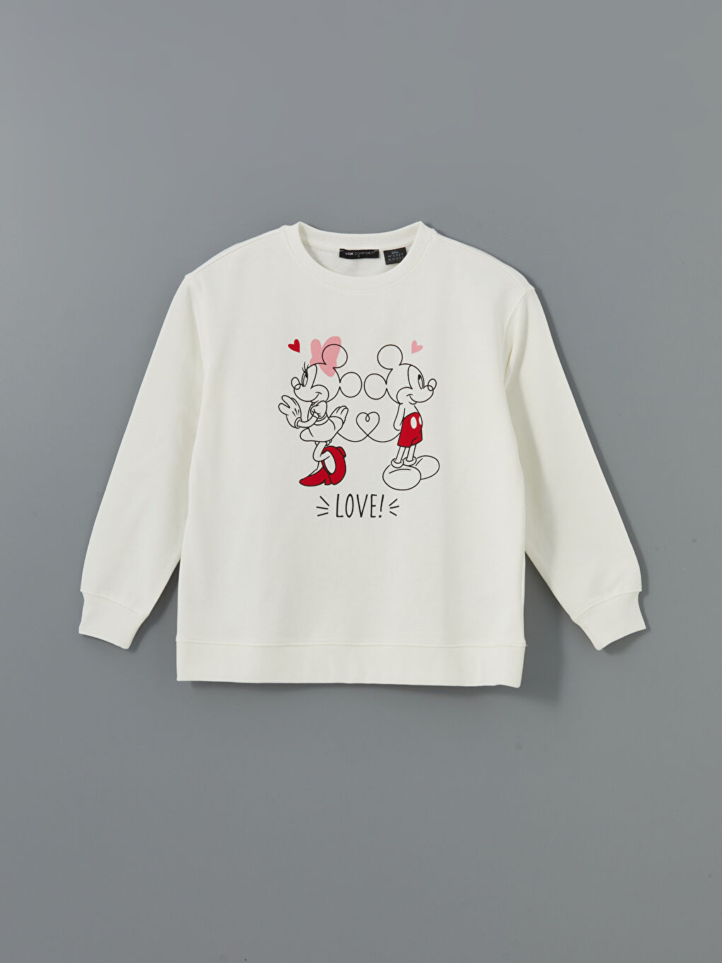 Mickey & Minnie Printed Mouse Women's Thick Sweatshirt-4