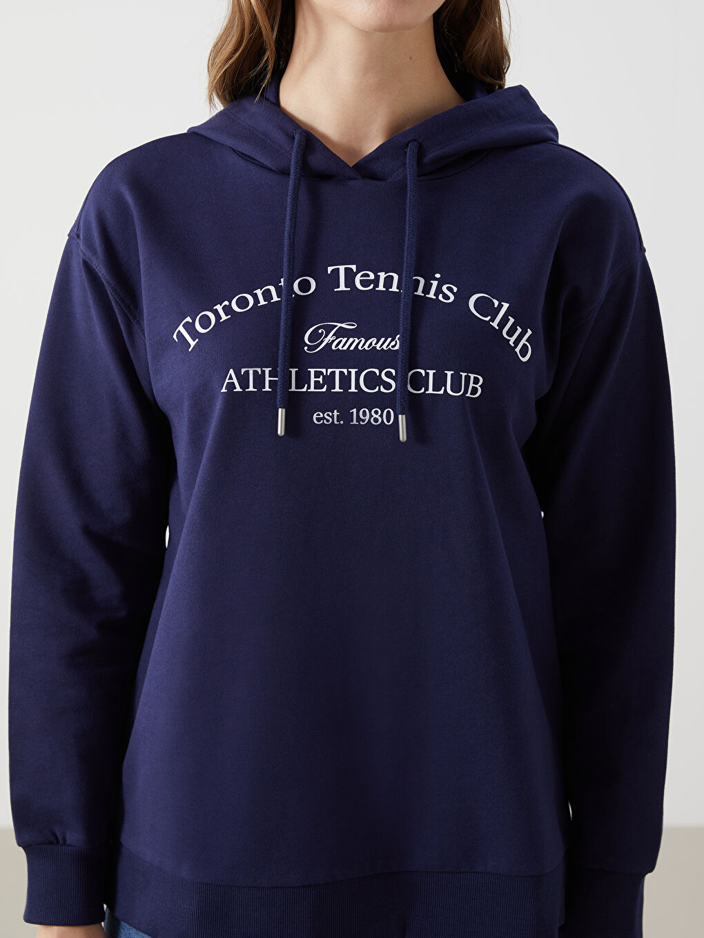 LCW Comfort Toronto Printed Women's Hoodie -W4DP30Z8-HFH