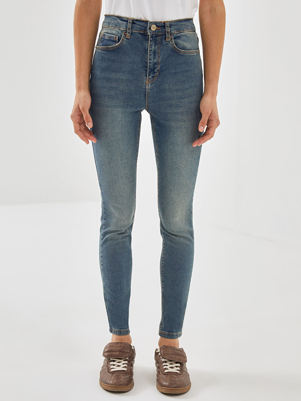 LCW Jeans Orta Ton İndigo Rodeo Jüpiter Süper Skinny Fit Jean Pantolon - 1