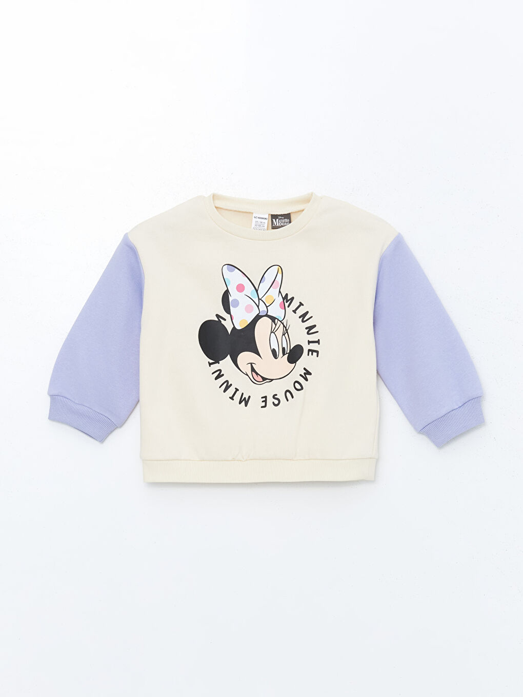 LCW Kids Minnie Mouse Printed Girls' Sweatshirt and Tracksuit Bottom 2 Pack -W4DP65Z1-FRC
