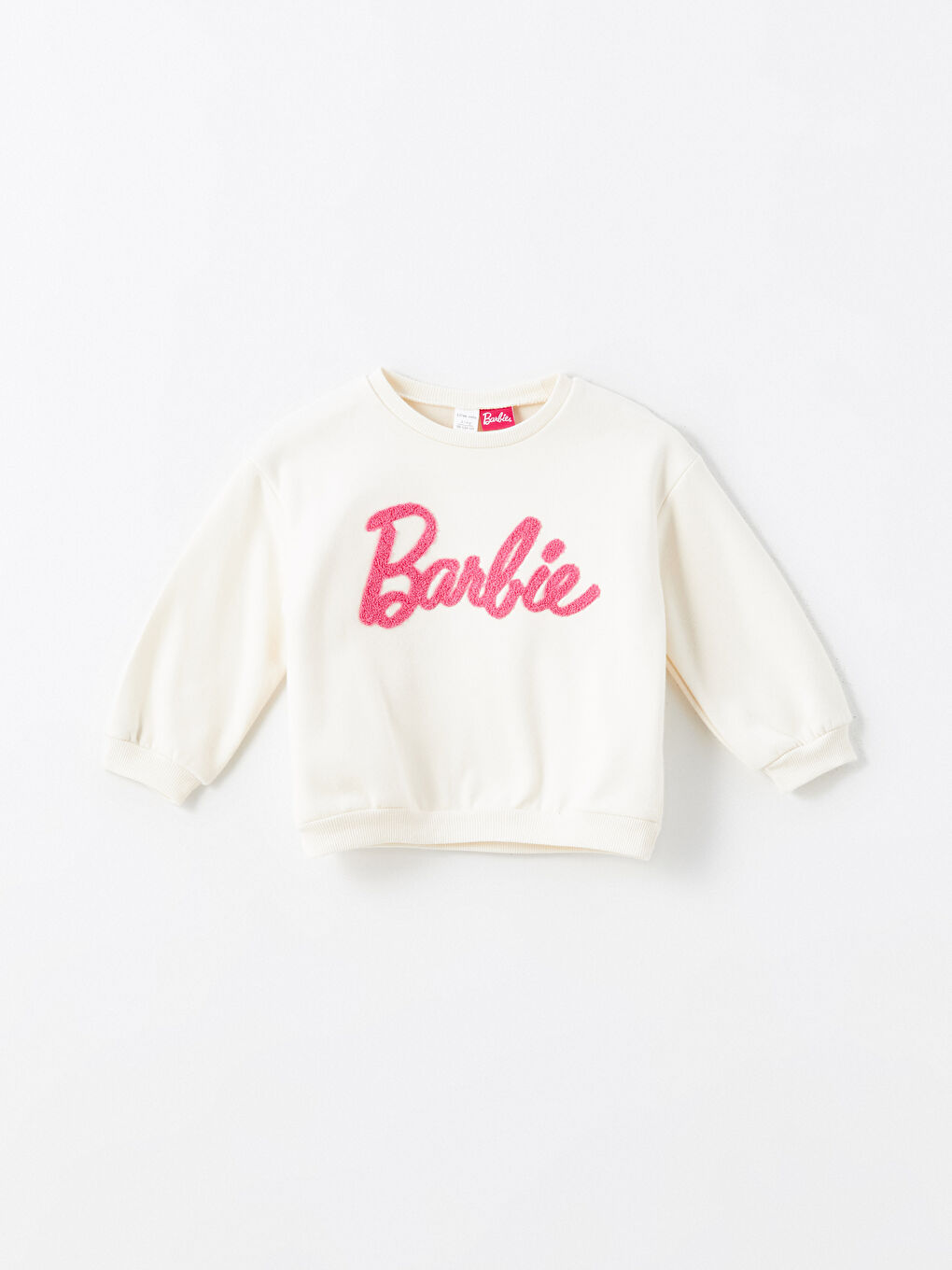 Crew Neck Barbie Printed Thick Girls Sweatshirt -W4DQ14Z1-FRC
