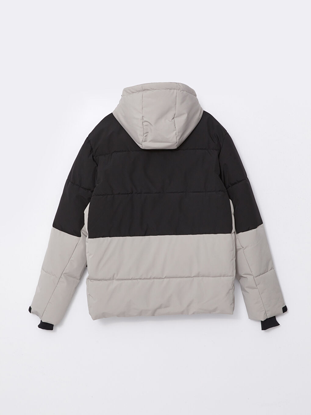 Standard Pattern Hooded Men's Ski Jacket -W4DQ17Z8-T6R