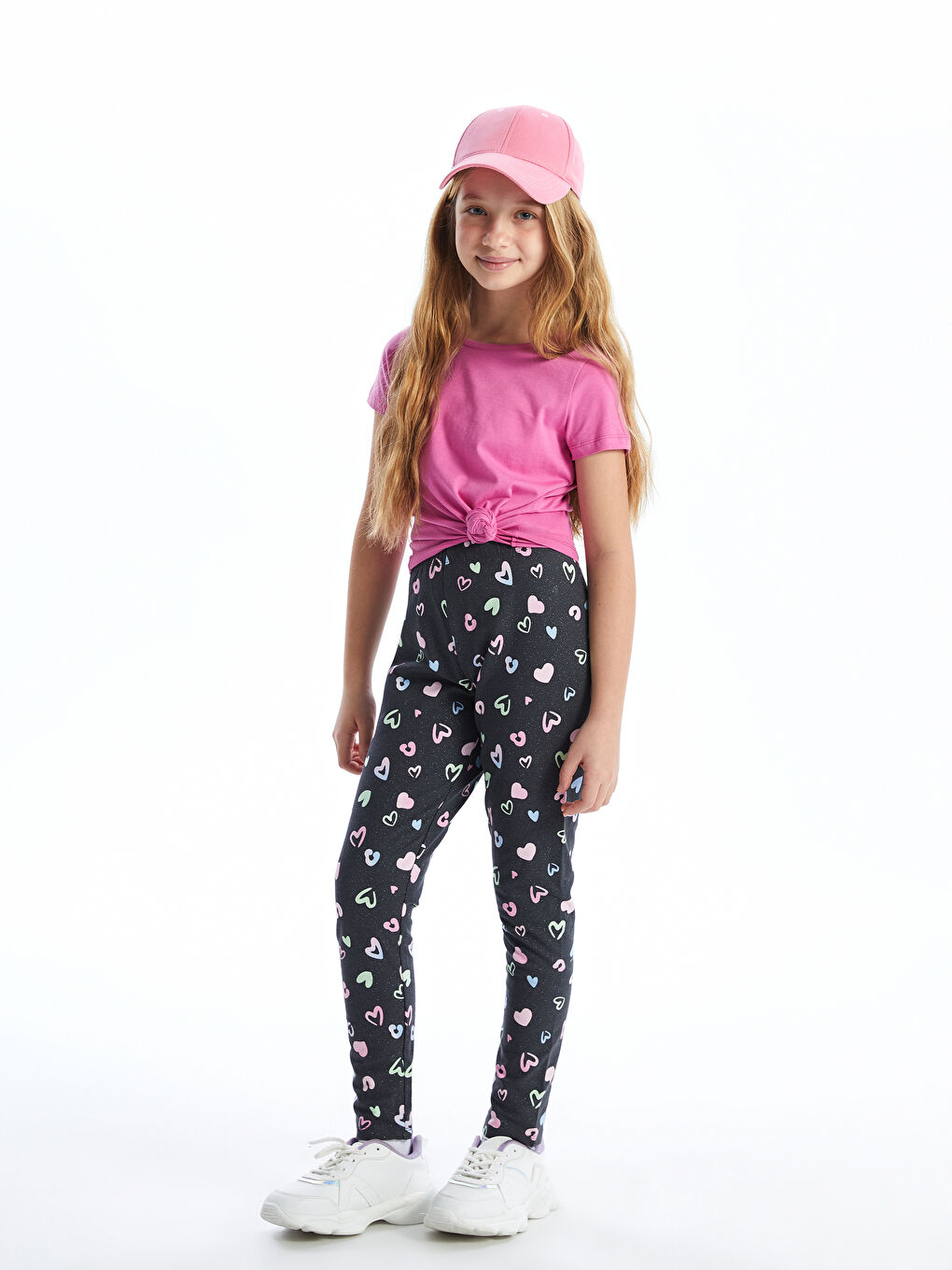 LCW Kids Girls' Leggings with Elasticated Waist -W4DQ36Z4-LRX