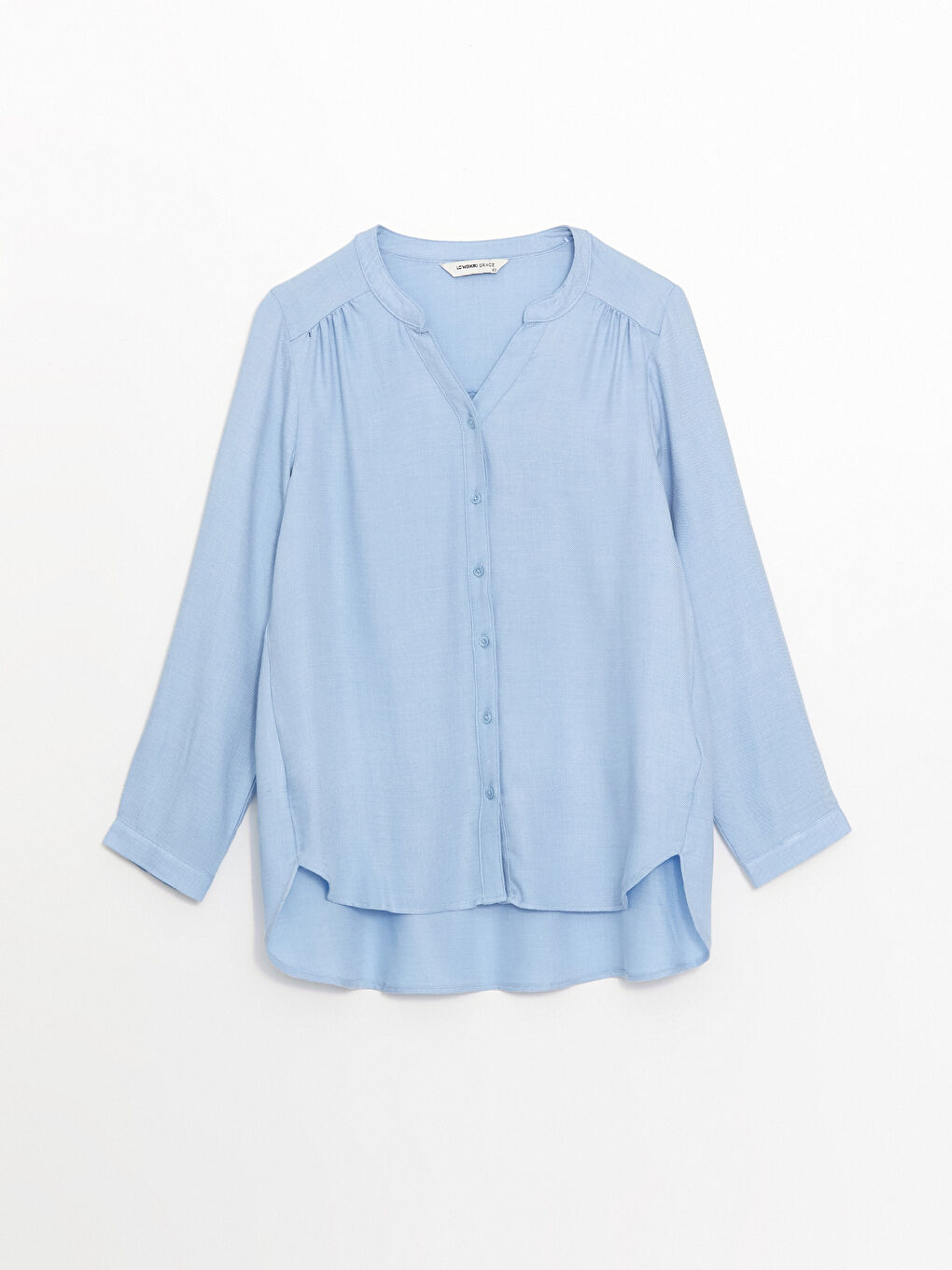 LCW Grace Notch Neck Women's Blouse -W4DQ43Z8-UCL