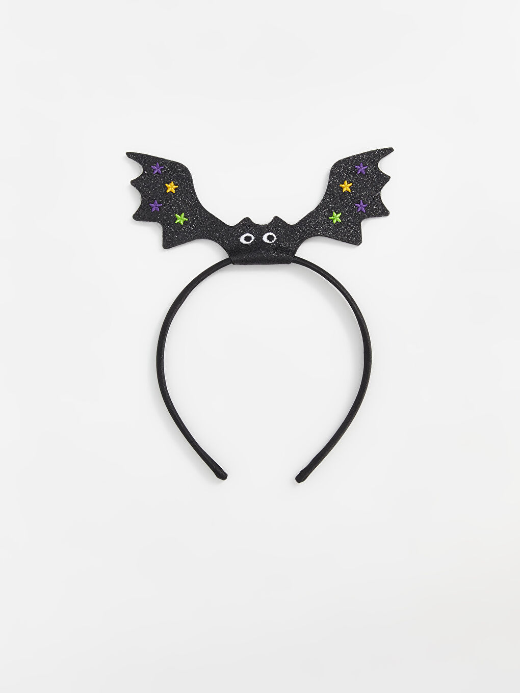 Siyah Yarasa Figürlü Kız Bebek Taç