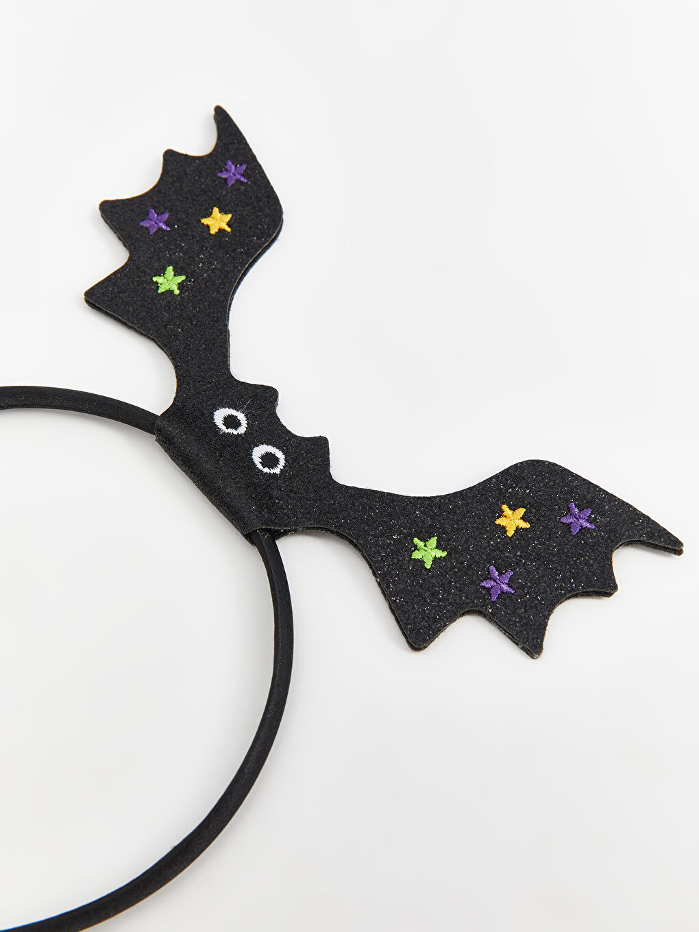 Siyah Yarasa Figürlü Kız Bebek Taç-1