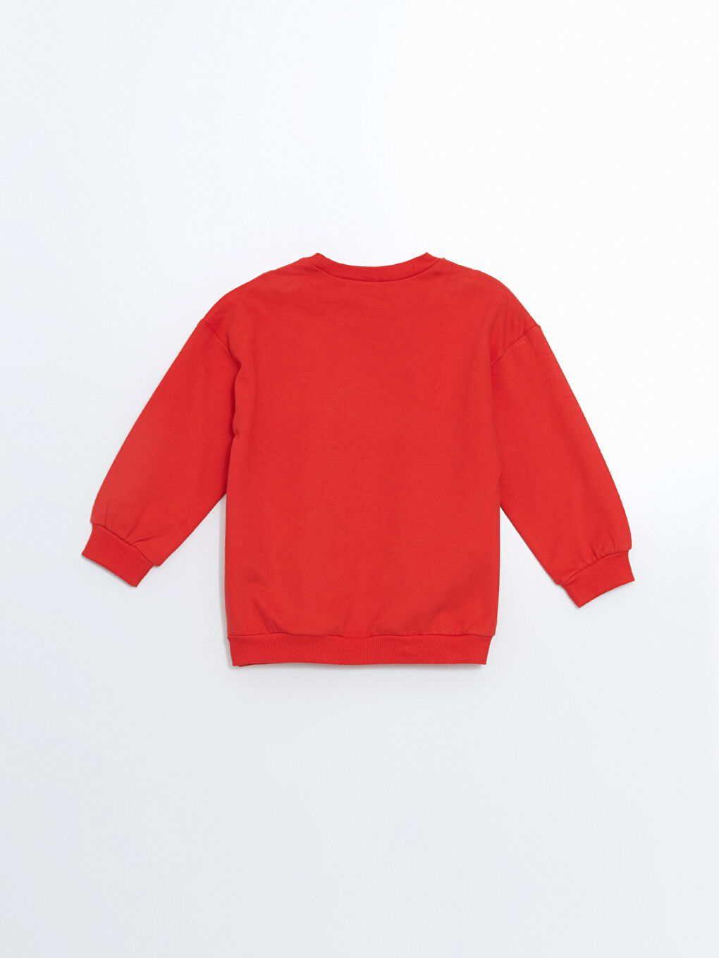 Kırmızı Kalın Hot Wheels Baskılı Erkek Çocuk Sweatshirt-1