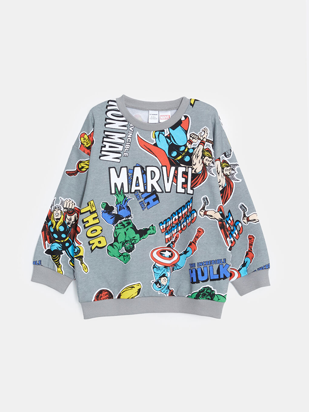 LCW Kids Crew Neck Spider-Man Printed Baby Boys' Tracksuit Set -W4DR40Z1-LRW