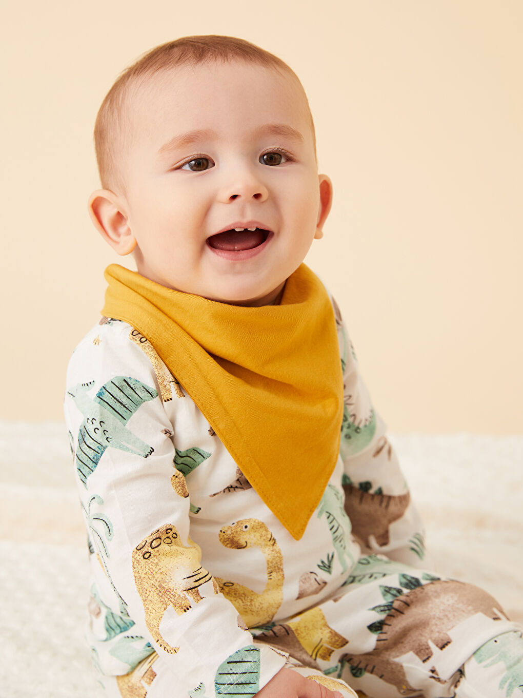 Basic Erkek Bebek Mama Önlüğü-1