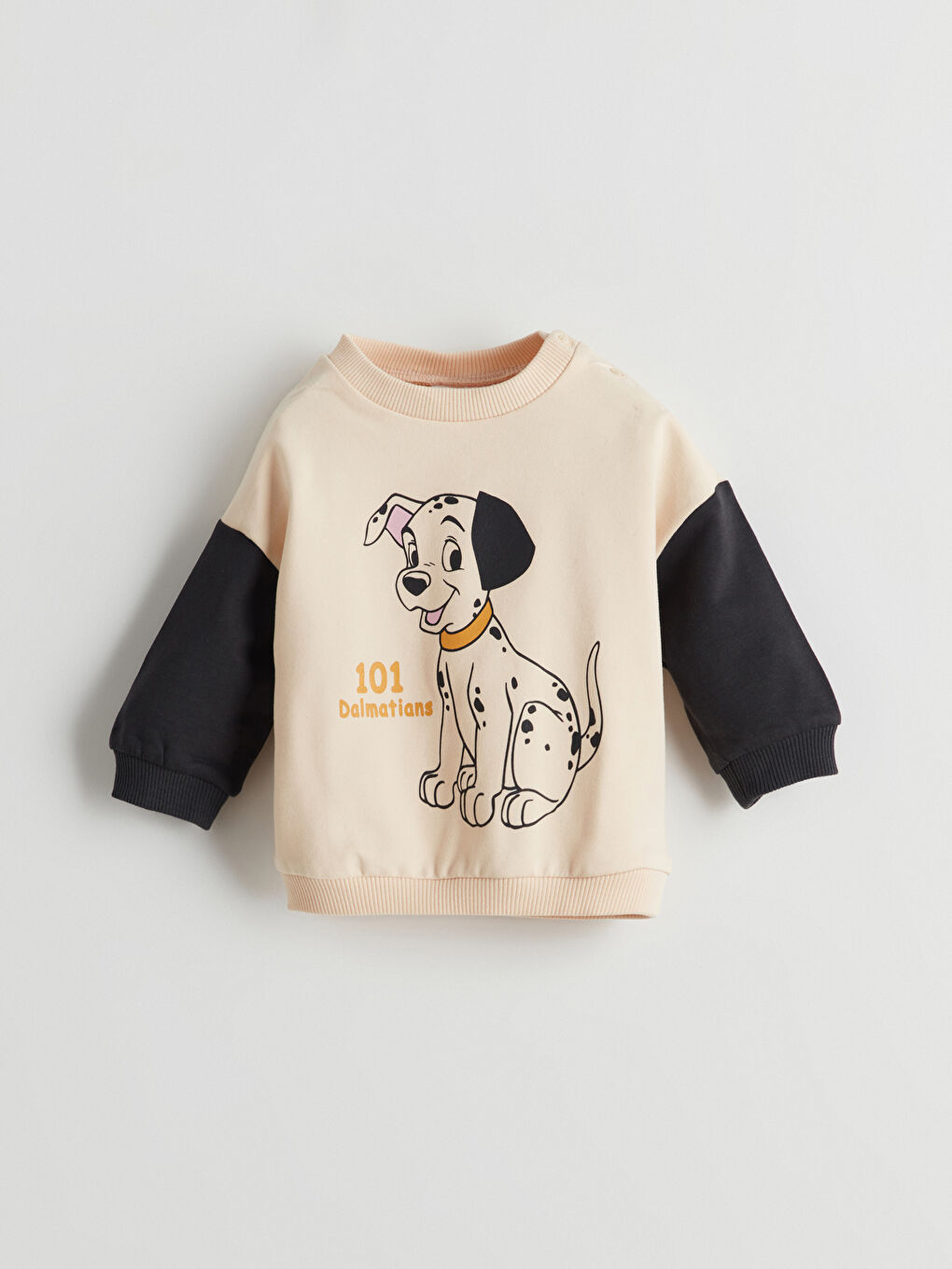 LCW baby 101 Dalmatians Printed Baby Boys' Sweatshirt and Sweatpants 2 Pack Set -W4DR79Z1-S6R