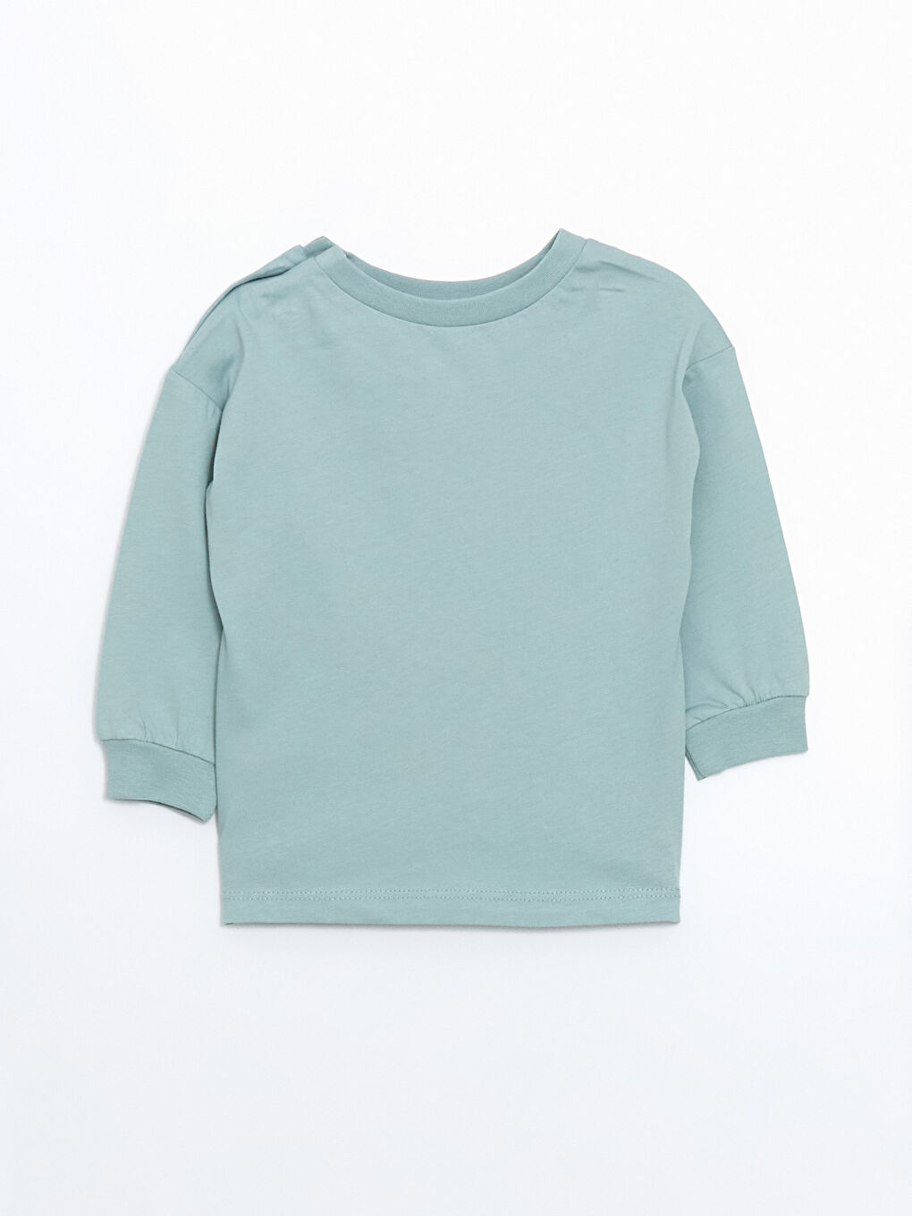 Mavi Bisiklet Yaka Erkek Bebek Tişört-1