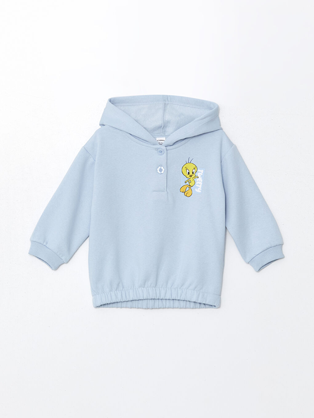 طقم سويت شيرت وبنطلون مطبوع للبنات تويتي - مجموعة من قطعتين-1