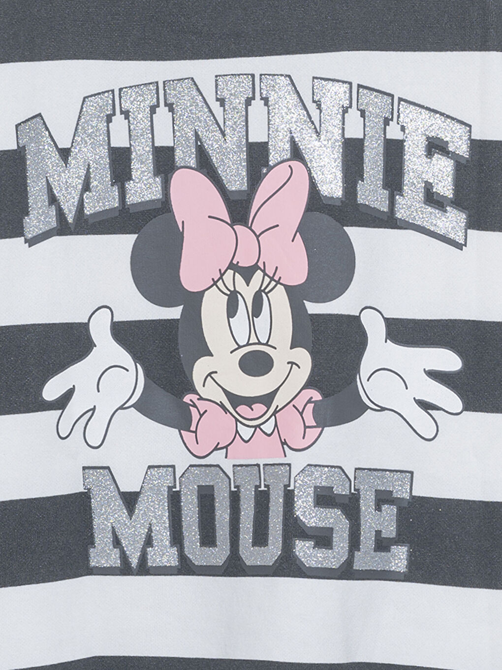LCW Kids Φούτερ με Στρογγυλή Λαιμόκοψη και Σχέδιο Mickey Mouse για Κορίτσια Παχύ -W4DS36Z4-LEG