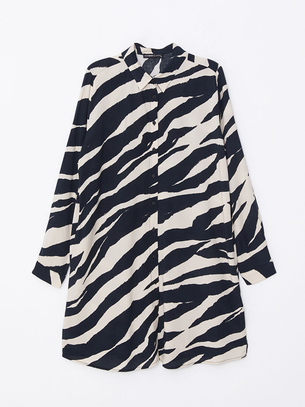 LCWAIKIKI Classic Patterned Women's Shirt Tunic -W4DS49Z8-F9C