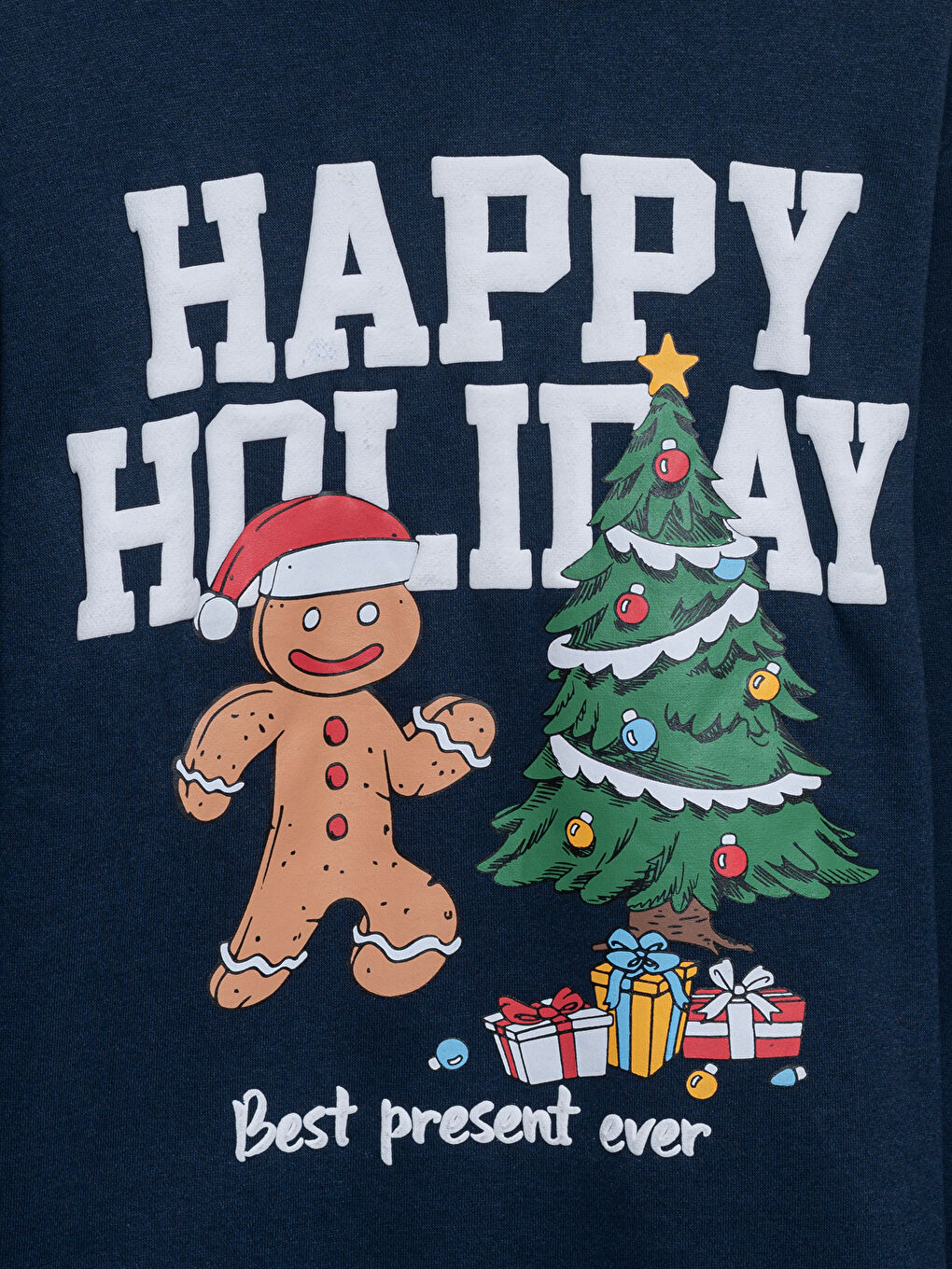 LCW Kids Hooded Christmas Themed Boys' Thick Sweatshirt -W4DS95Z4-DWP