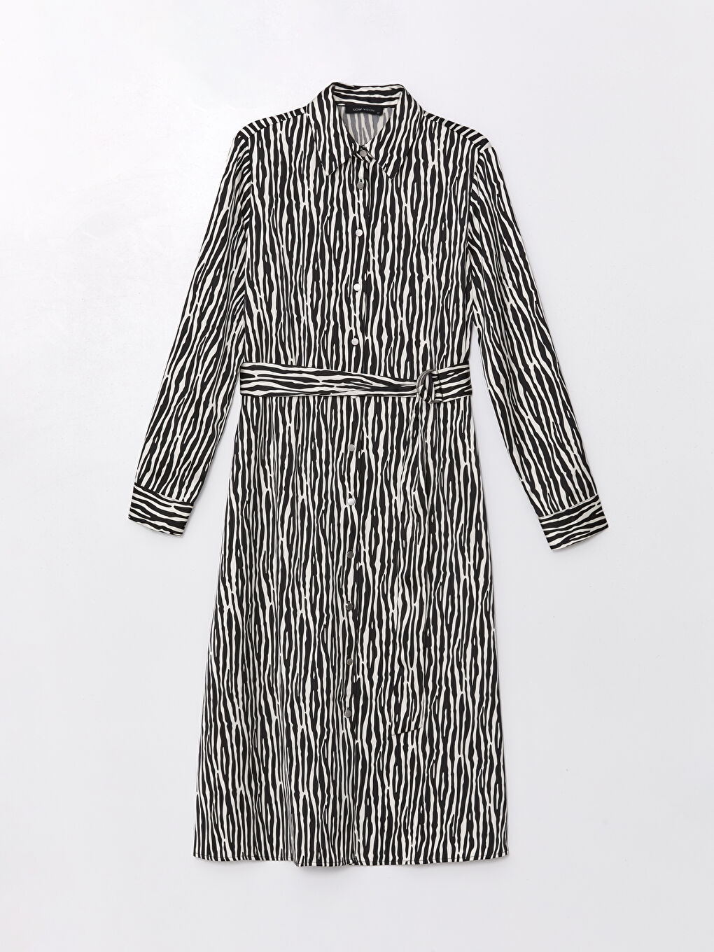 LCW Vision Patterned Women's Shirt Dress -W4DT08Z8-LQJ