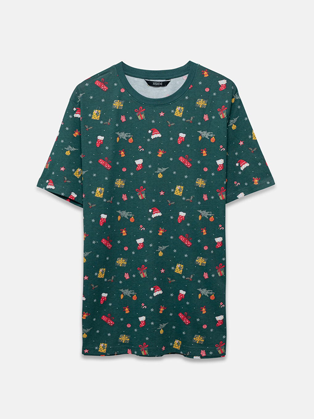 XSIDE Crew Neck Printed Men's T-Shirt -W4DT28Z8-SBQ