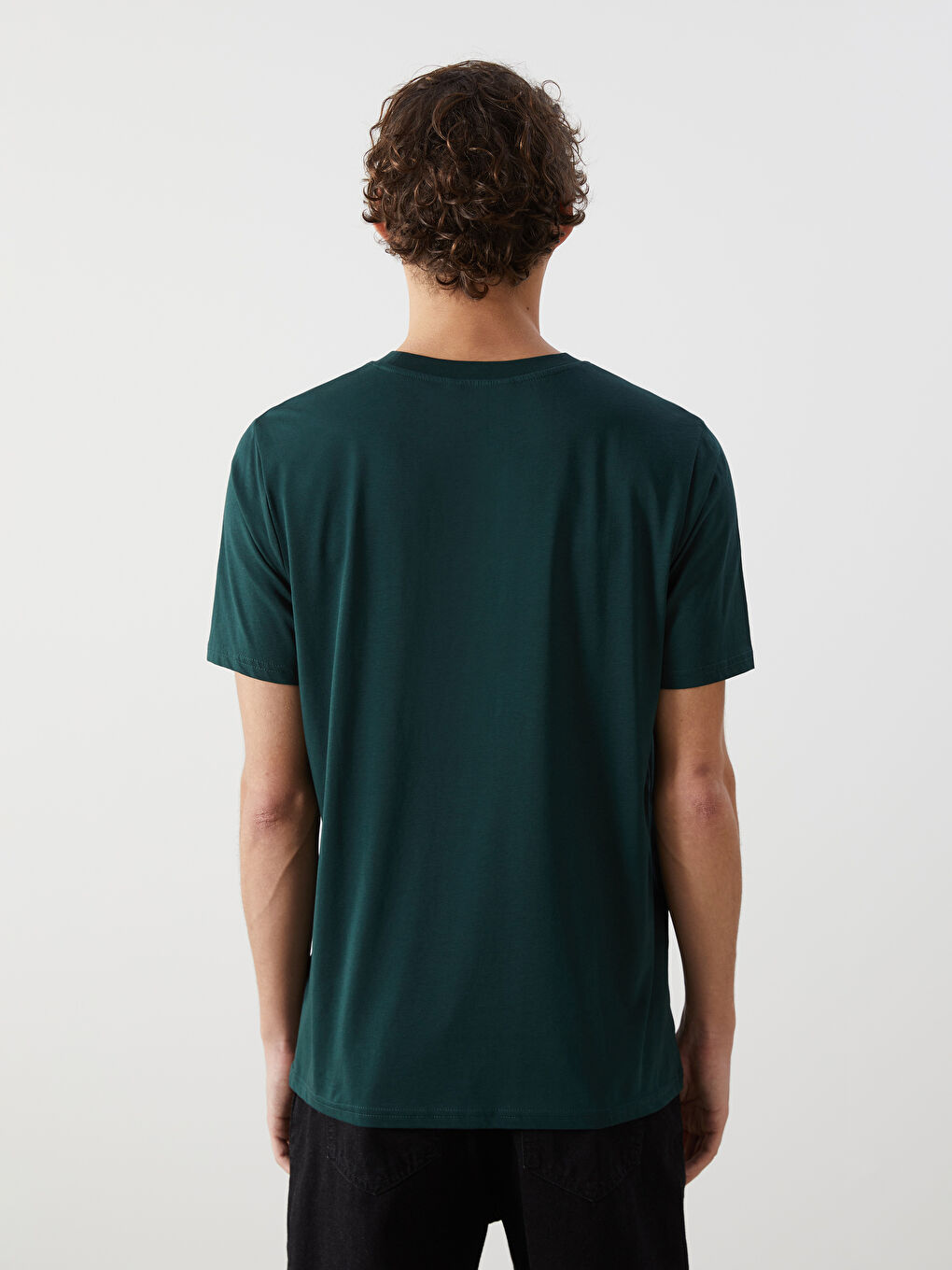 XSIDE T-shirt pour Hommes en Jersey à Thème de Noël à Manches Courtes et Col Rond -W4DT35Z8-YED