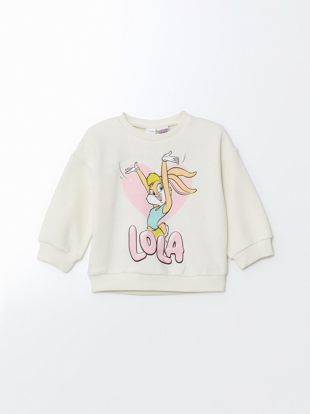 سويت شيرت تخين بياقة دائرية للبنات الرضع