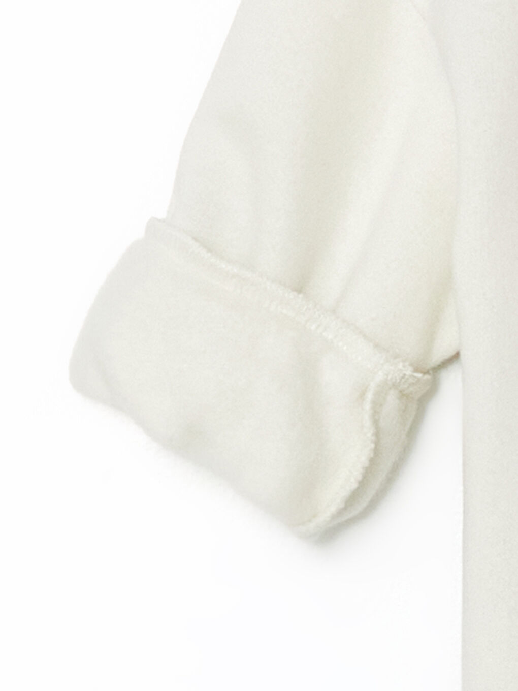 سويت شيرت تخين بياقة دائرية للبنات الرضع-1