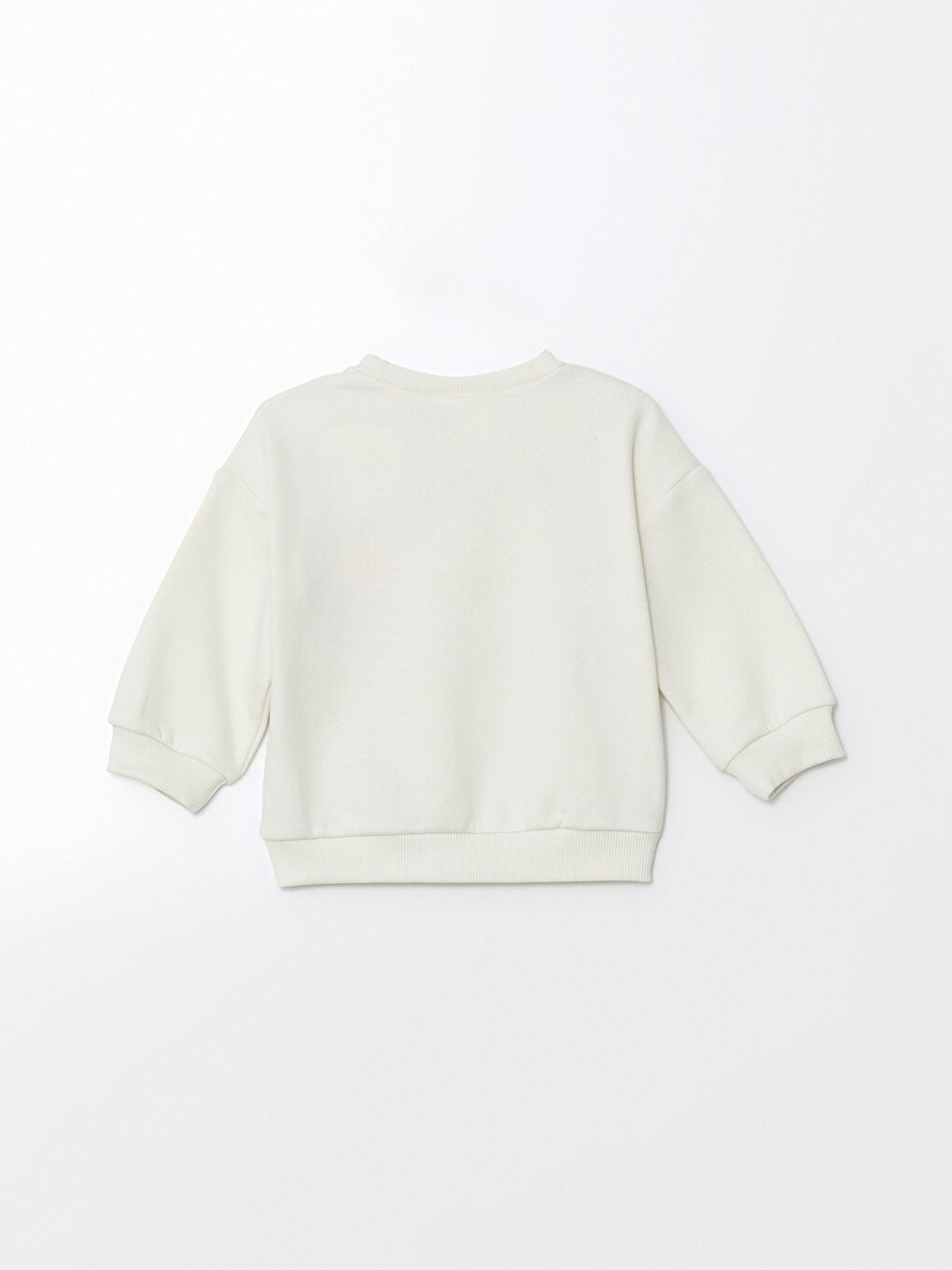 سويت شيرت تخين بياقة دائرية للبنات الرضع-2