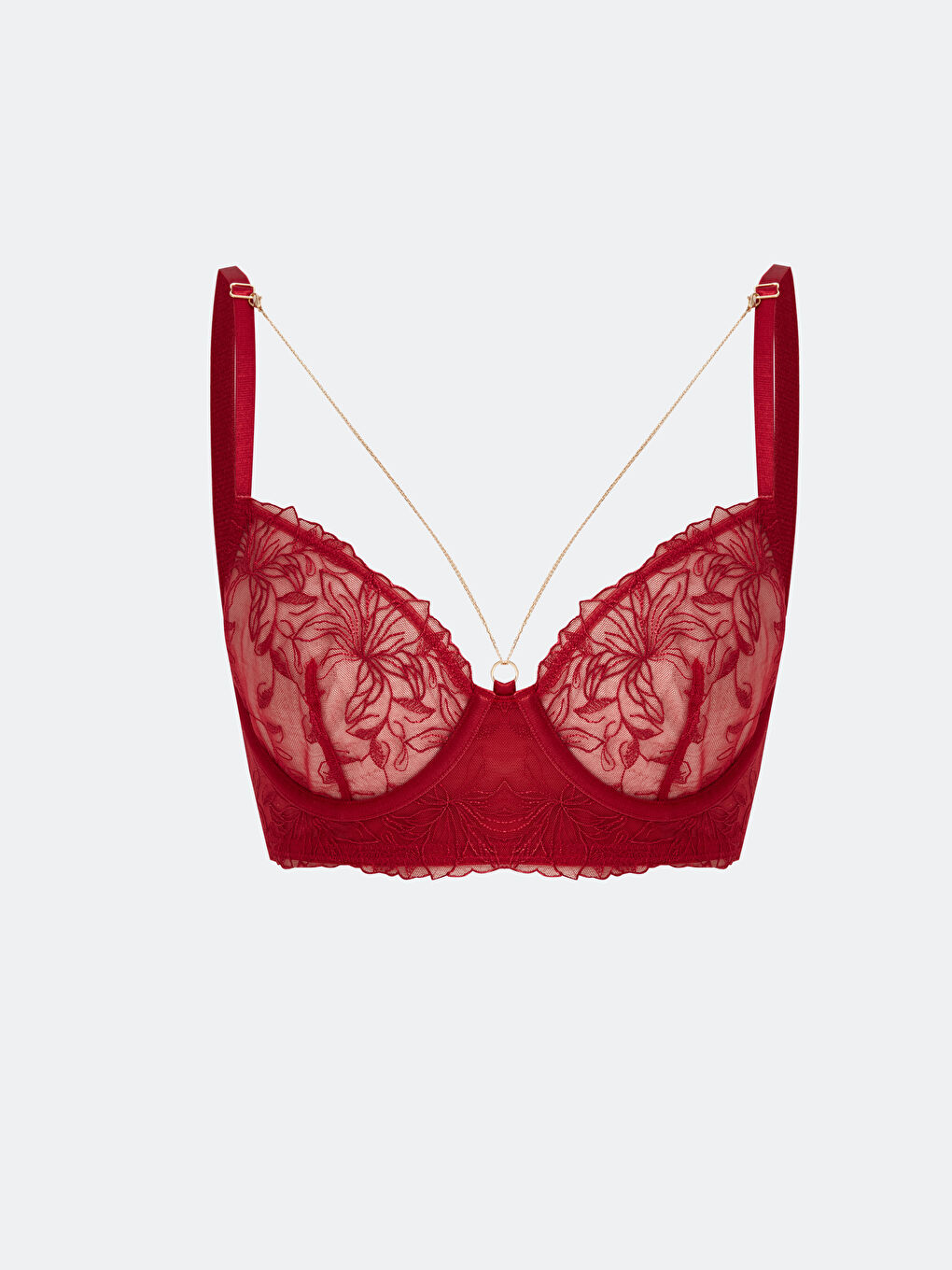 LC Waikiki Wired Non-Padded Lace Fancy T-Shirt Bra -W4DT63Z8-R3P