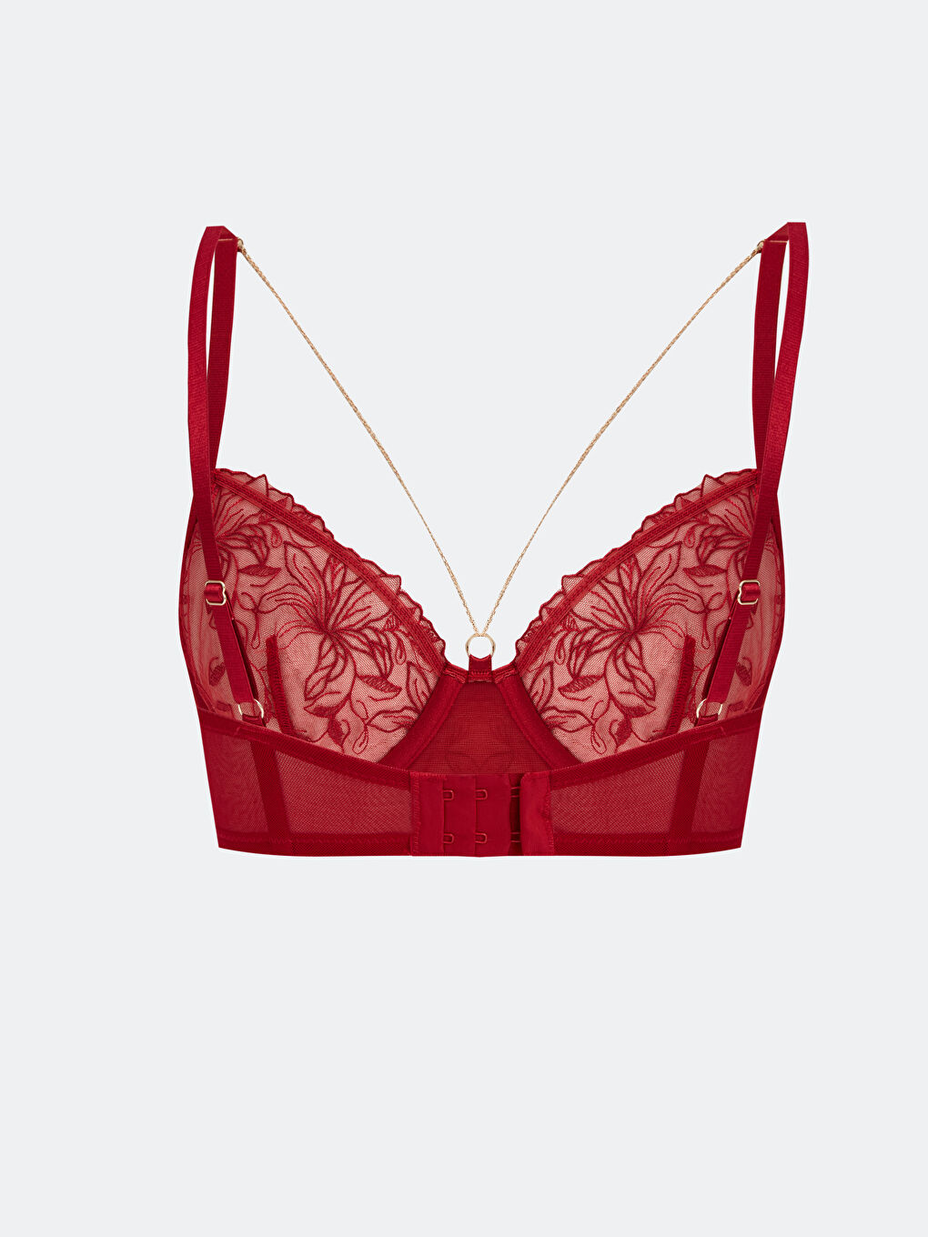 LC Waikiki Wired Non-Padded Lace Fancy T-Shirt Bra -W4DT63Z8-R3P
