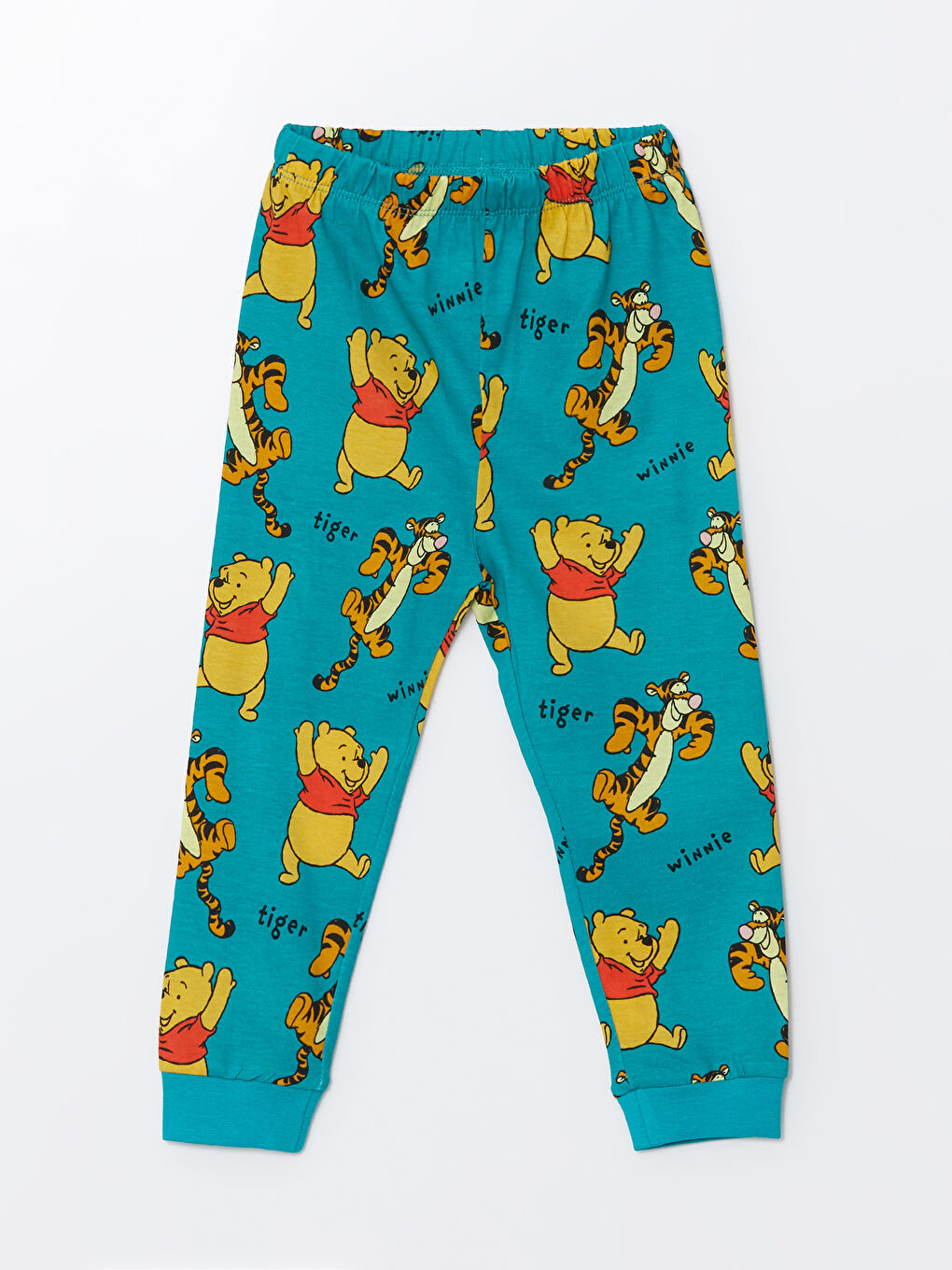 LCW baby Crew Neck Long Sleeve Winnie the Pooh Printed Baby Boys' Pyjama Set -W4DT73Z1-H4S