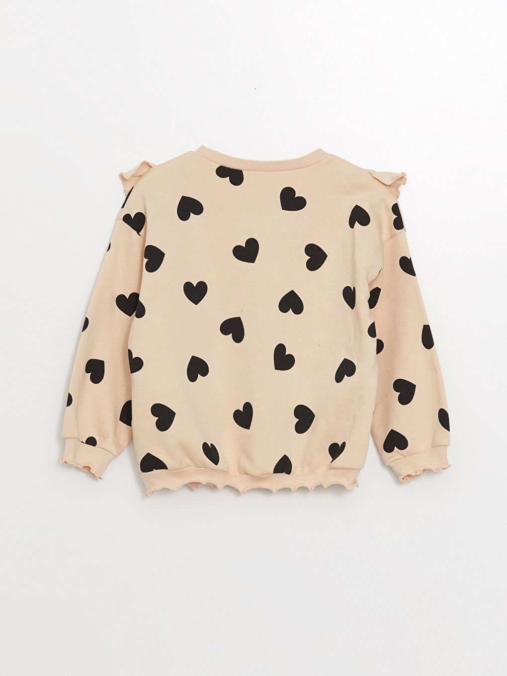 LCW baby Crew Neck Long Sleeve Printed Girls Sweatshirt 2 Pack -W4DU66Z1-R2A