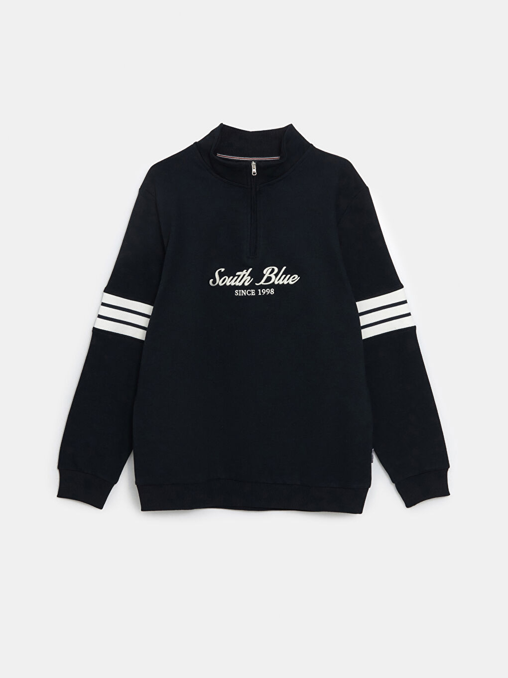 Stand Collar Long Sleeve Men's Thick Sweatshirt -W4DU78Z8-RFH