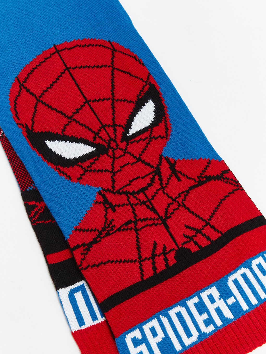 LCW ACCESSORIES Mavi Spiderman Baskılı Erkek Çocuk Atkı - 1