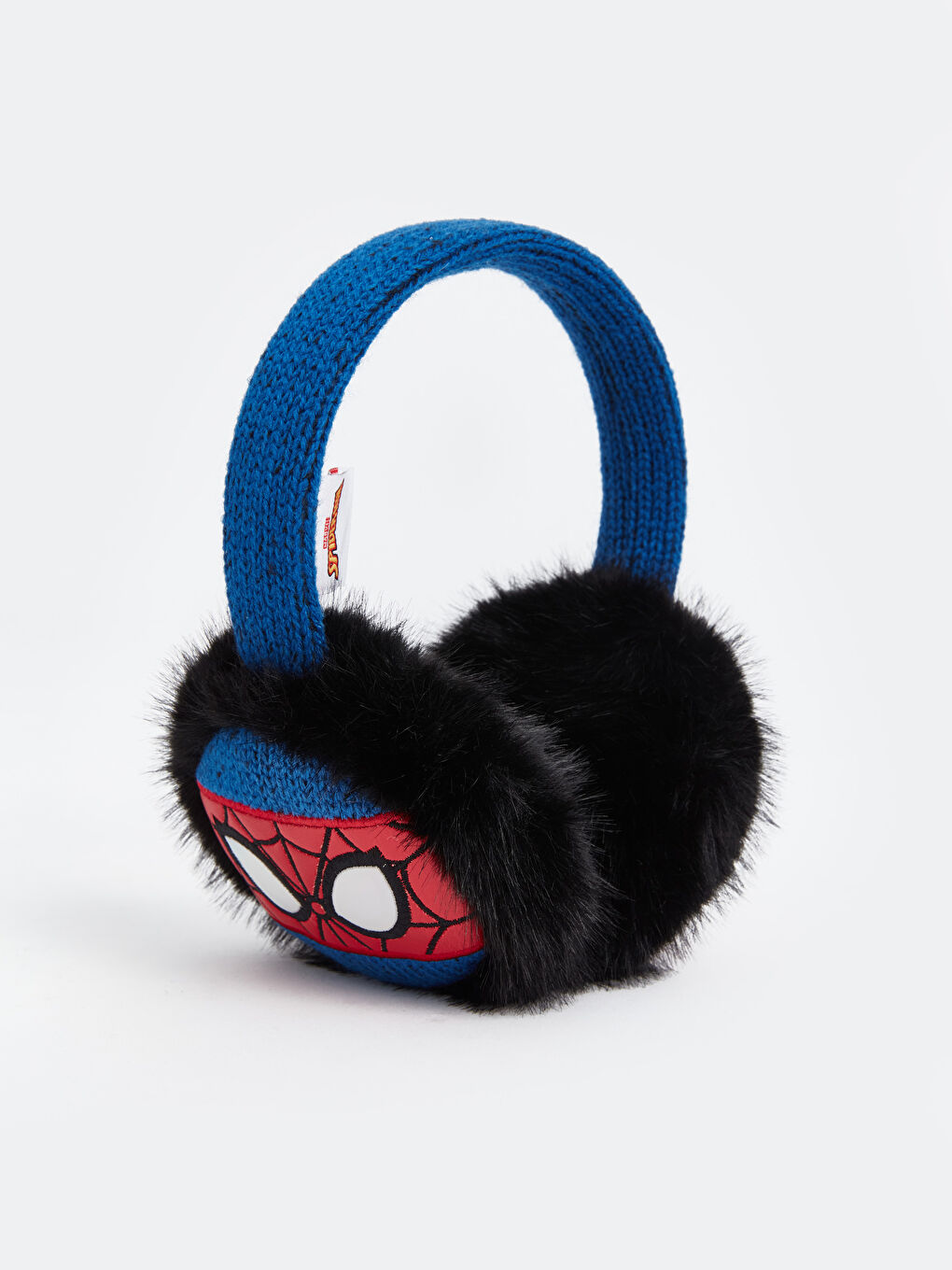 LCW ACCESSORIES Orta Mavi Spiderman Baskılı Erkek Çocuk Pelüş Kulaklık