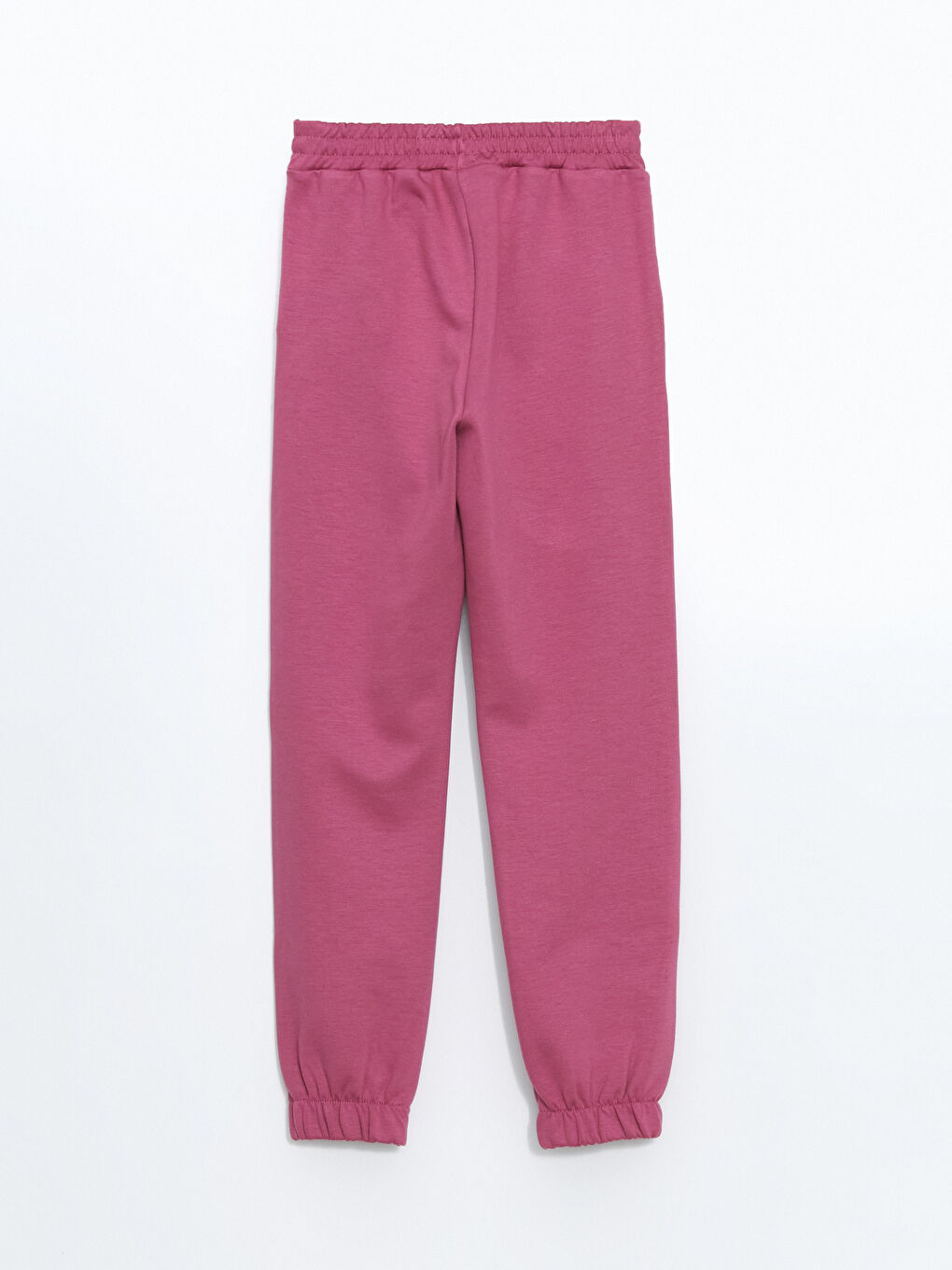 Pembe Beli Lastikli Kız Çocuk Jogger Eşofman Altı-1