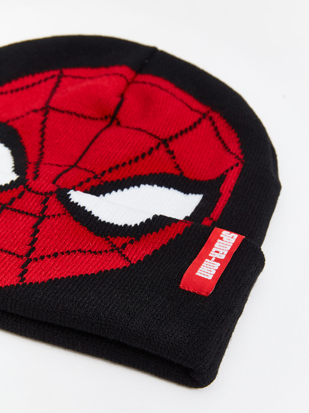 LCW ACCESSORIES Yeni Siyah Spiderman Nakışlı  Erkek Çocuk Atkı Bere ve Eldiven Takım - 3